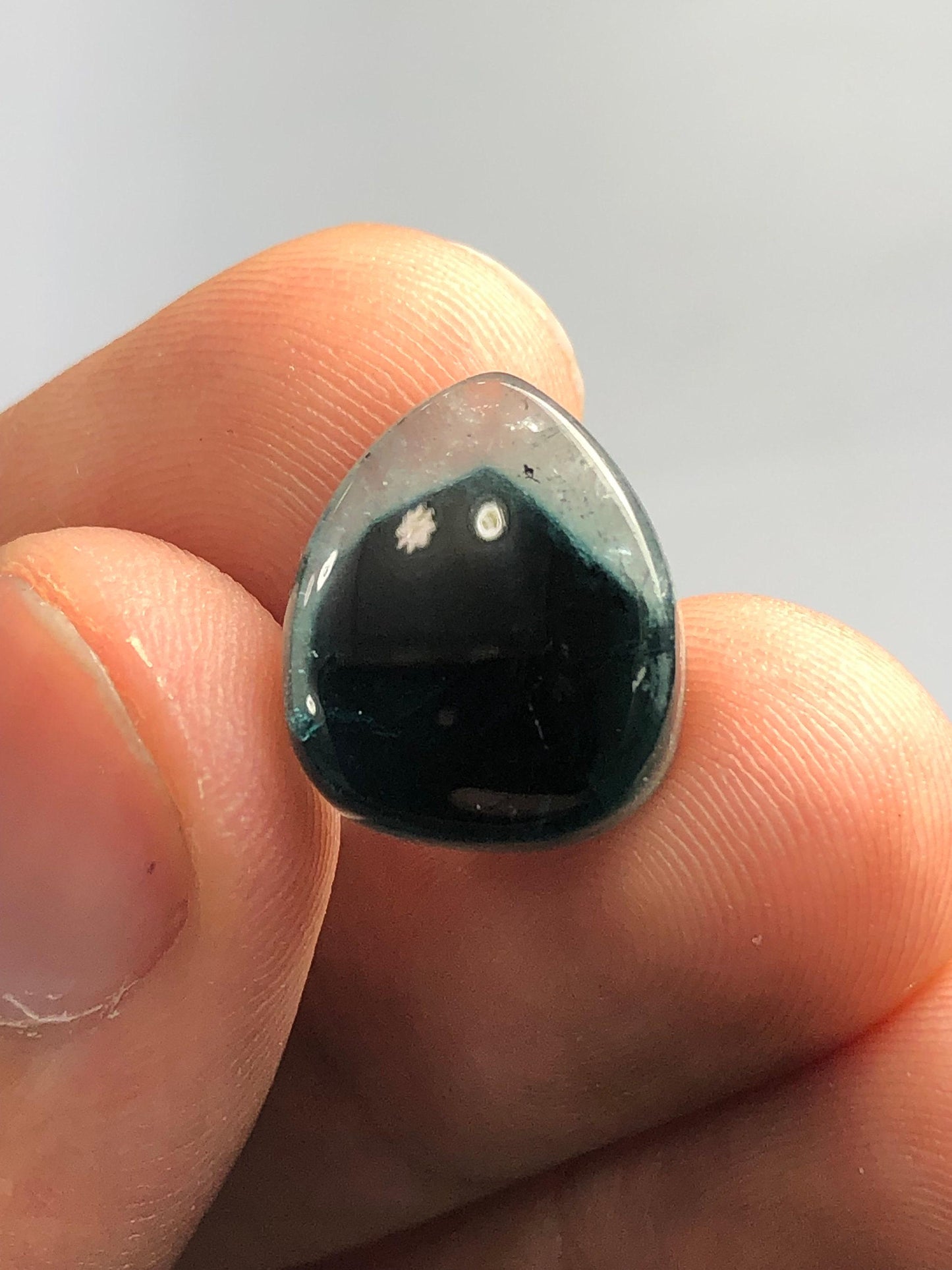Tourmaline Cabochon 14.80 ct - Polished Gem for Wire Wrap or Pendant