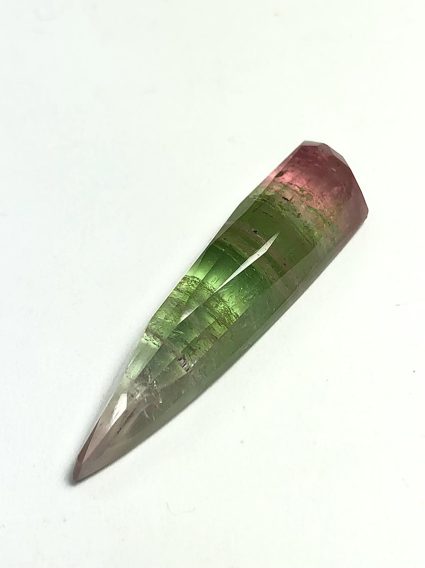 Bi Colour Tourmaline Rose Cut 16 ct - Unique Afghan Gem for Jewelry Crafting