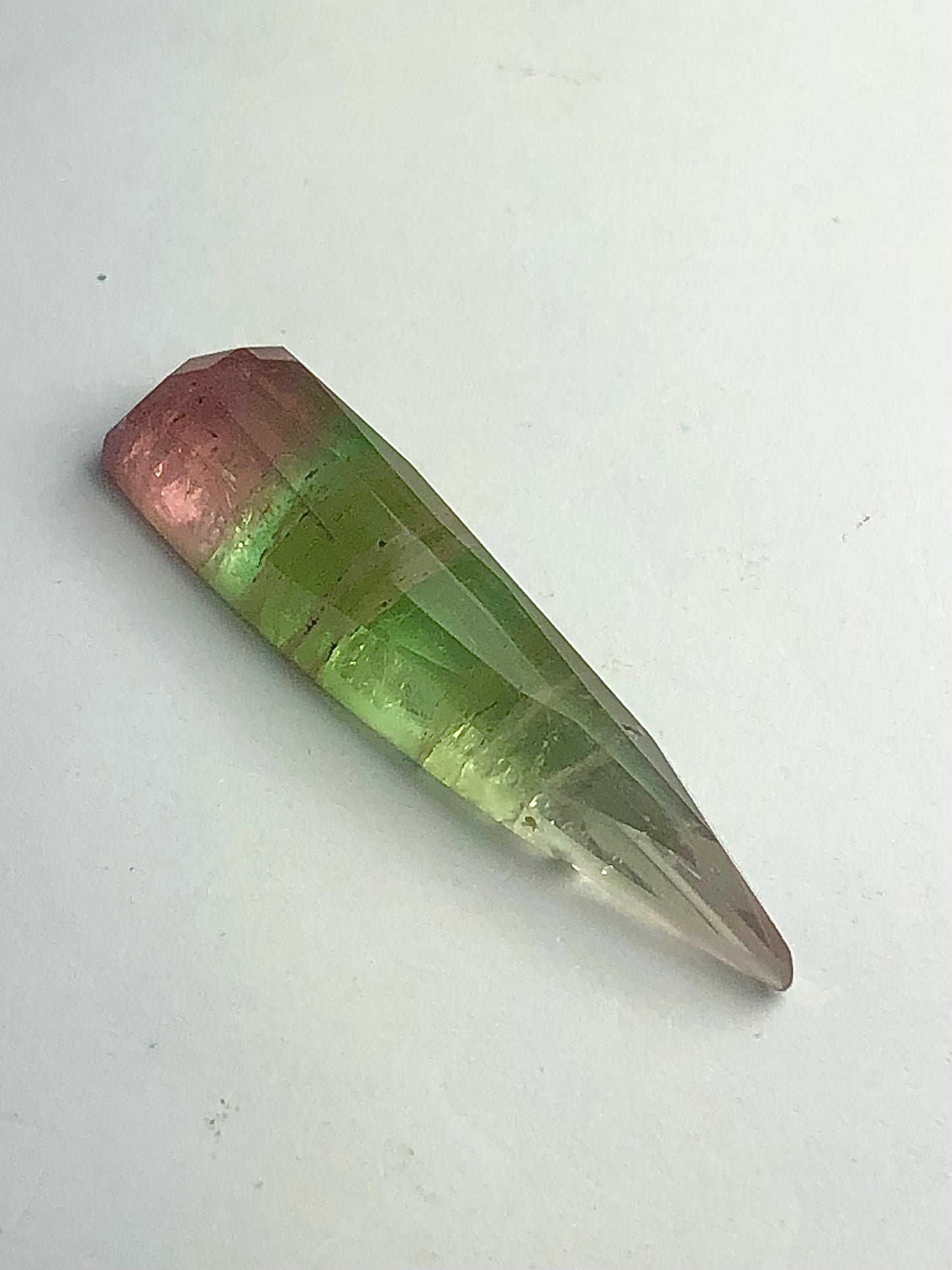 Bi Colour Tourmaline Rose Cut 16 ct - Unique Afghan Gem for Jewelry Crafting