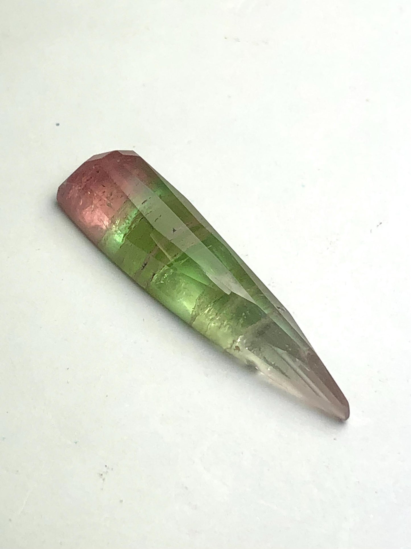 Bi Colour Tourmaline Rose Cut 16 ct - Unique Afghan Gem for Jewelry Crafting