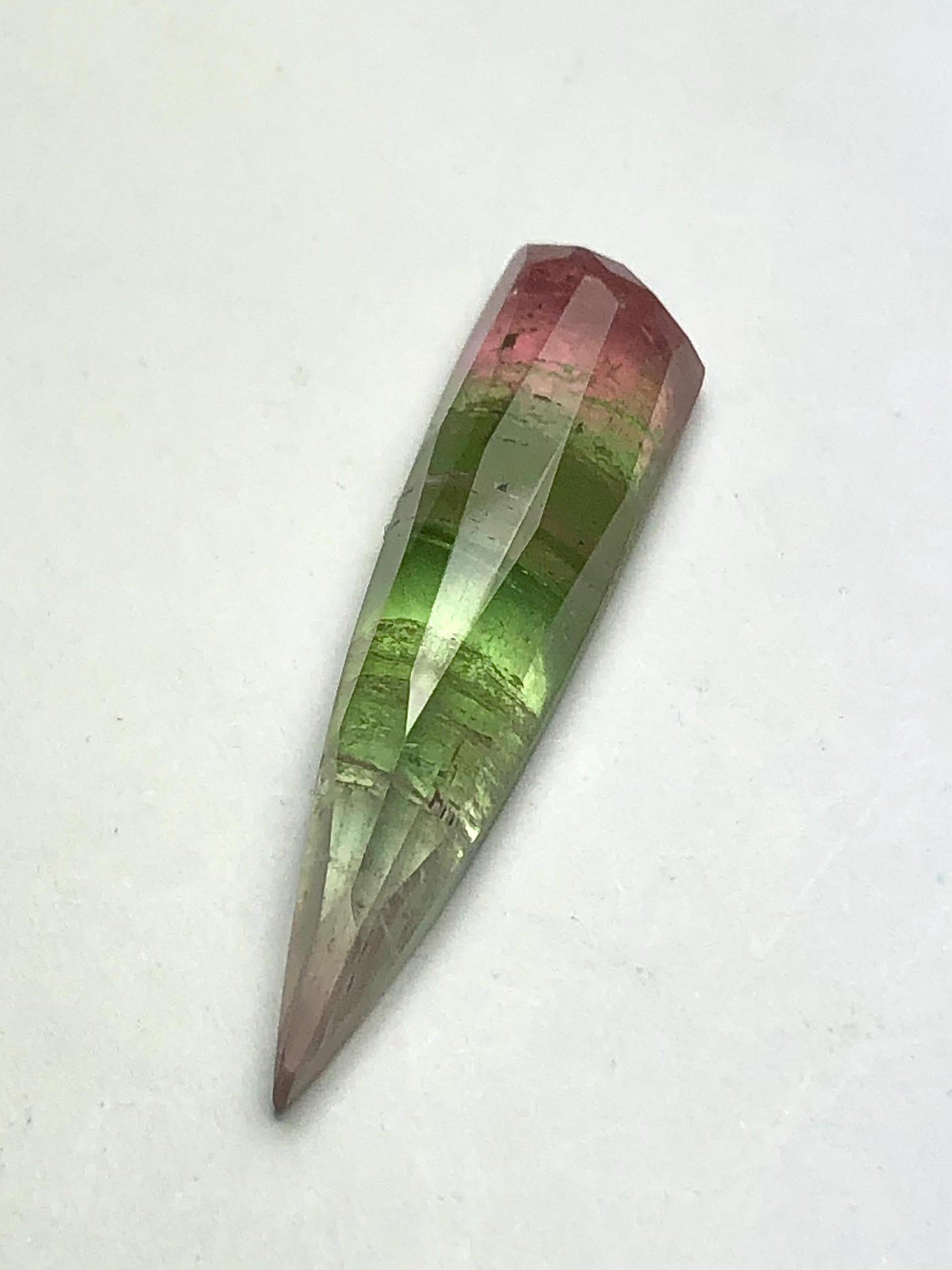 Bi Colour Tourmaline Rose Cut 16 ct - Unique Afghan Gem for Jewelry Crafting