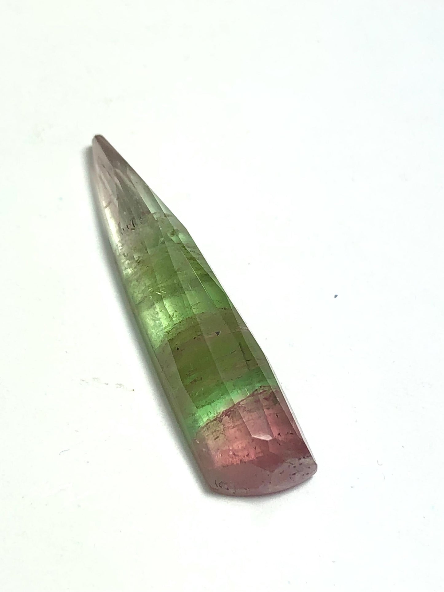 Bi Colour Tourmaline Rose Cut 16 ct - Unique Afghan Gem for Jewelry Crafting