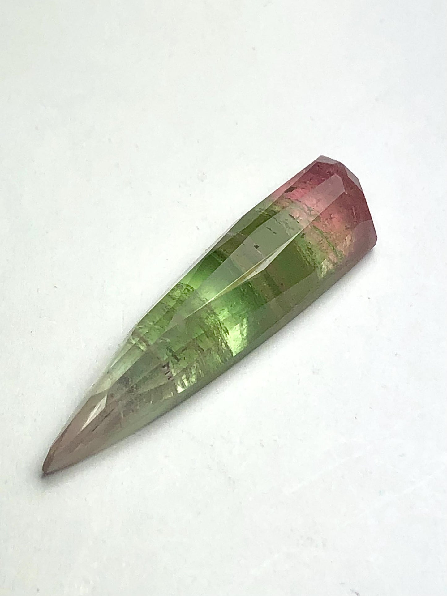 Bi Colour Tourmaline Rose Cut 16 ct - Unique Afghan Gem for Jewelry Crafting
