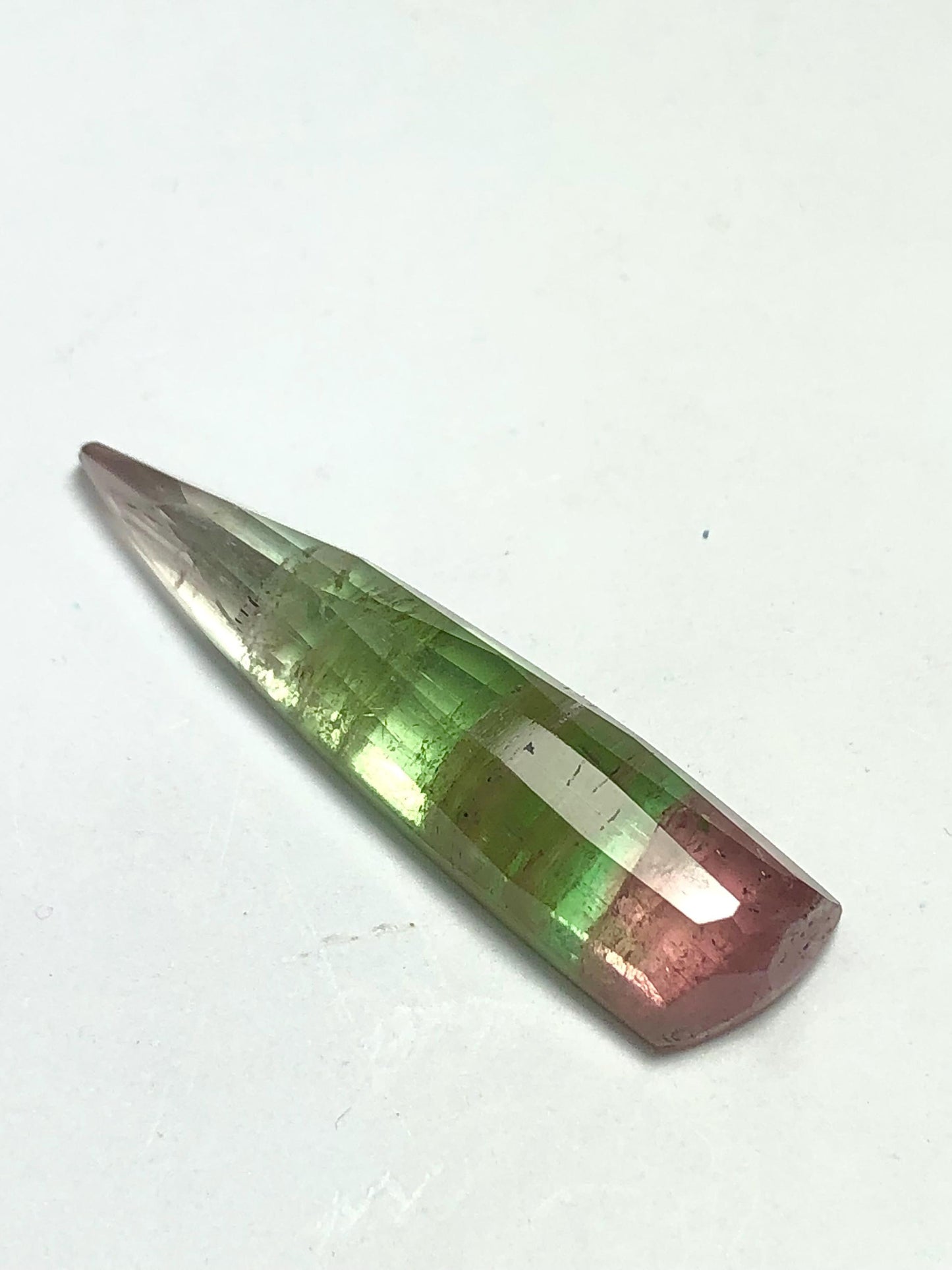 Bi Colour Tourmaline Rose Cut 16 ct - Unique Afghan Gem for Jewelry Crafting