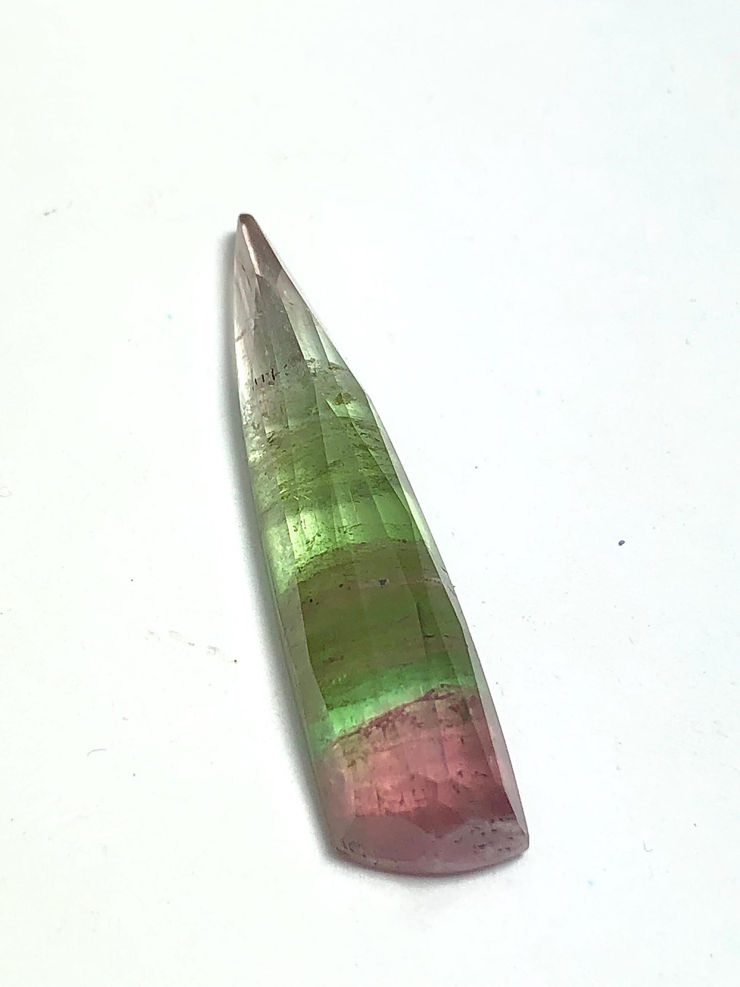 Bi Colour Tourmaline Rose Cut 16 ct - Unique Afghan Gem for Jewelry Crafting