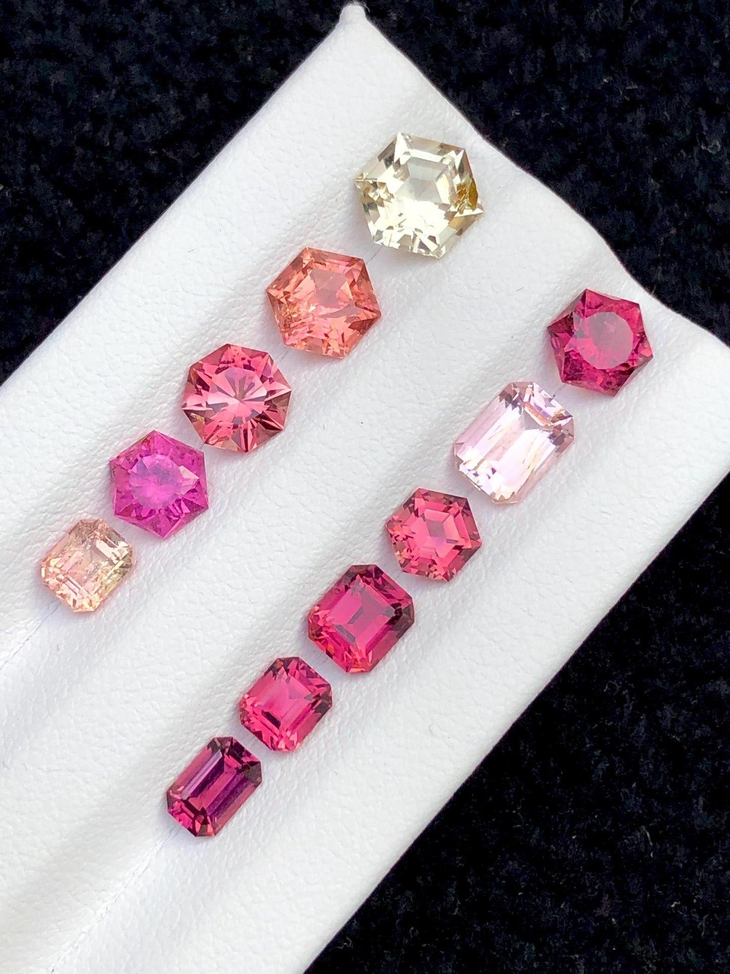 Fancy Cut Multi Colour Tourmaline Lot Faceted 8.40 ct - Gemstones for Jewelry