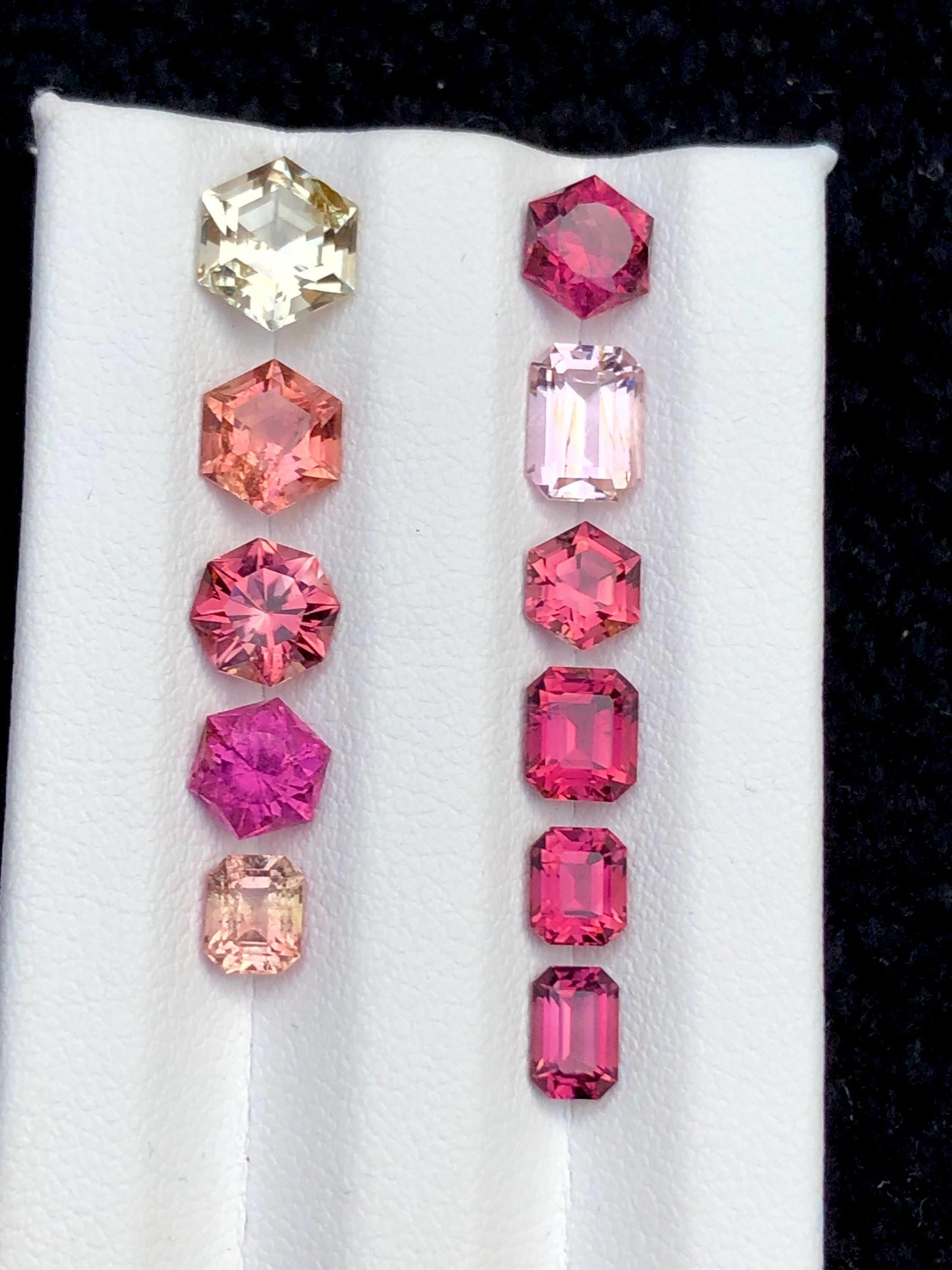 Fancy Cut Multi Colour Tourmaline Lot Faceted 8.40 ct - Gemstones for Jewelry