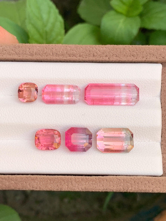 Bi Colour Tourmaline Lot Faceted 14.30 ct - Gemstone Parcel for Jewelers