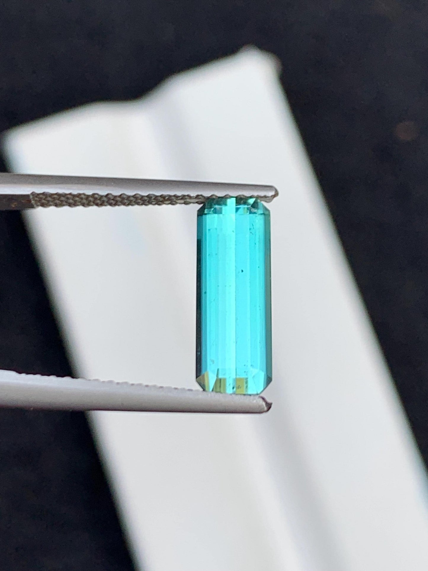 Blue Tourmaline Faceted 1.70 ct - Gemstone for Engagement Ring