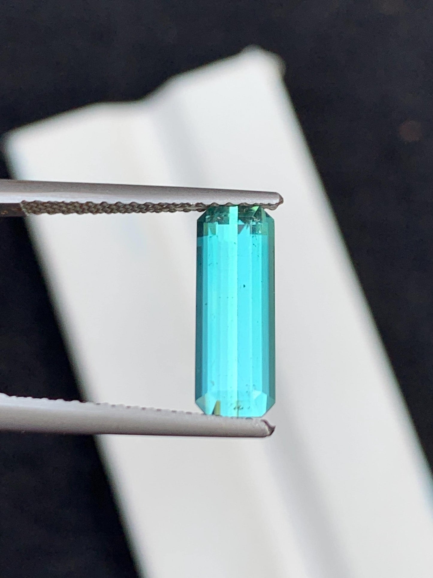 Blue Tourmaline Faceted 1.70 ct - Gemstone for Engagement Ring