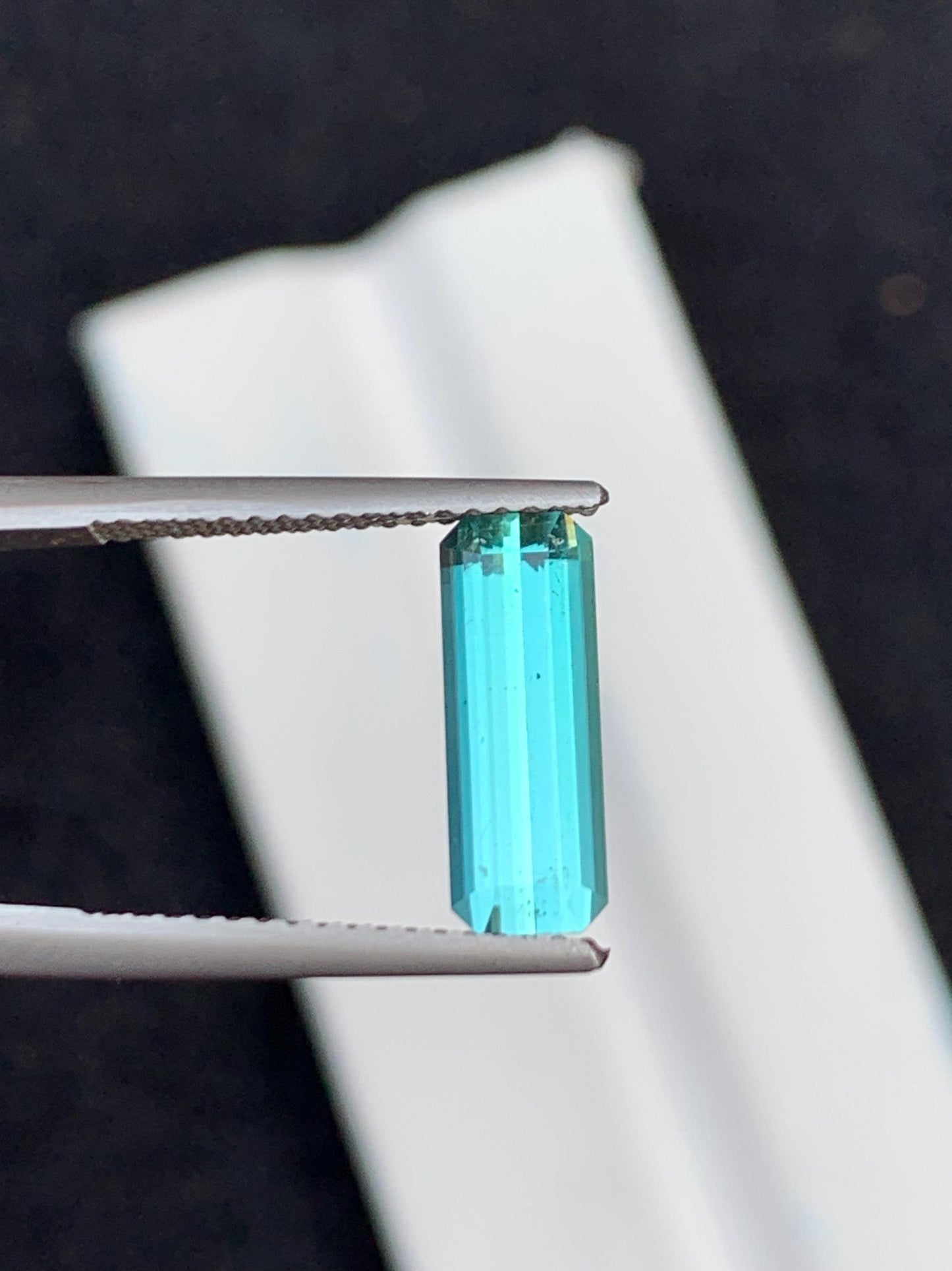 Blue Tourmaline Faceted 1.70 ct - Gemstone for Engagement Ring