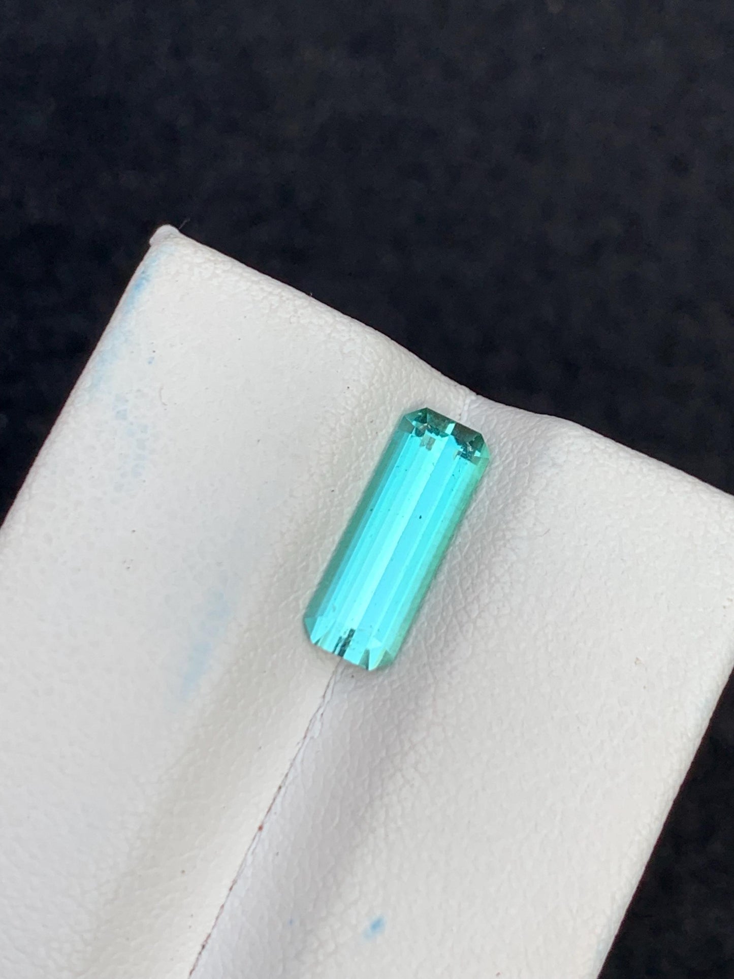 Blue Tourmaline Faceted 1.70 ct - Gemstone for Engagement Ring