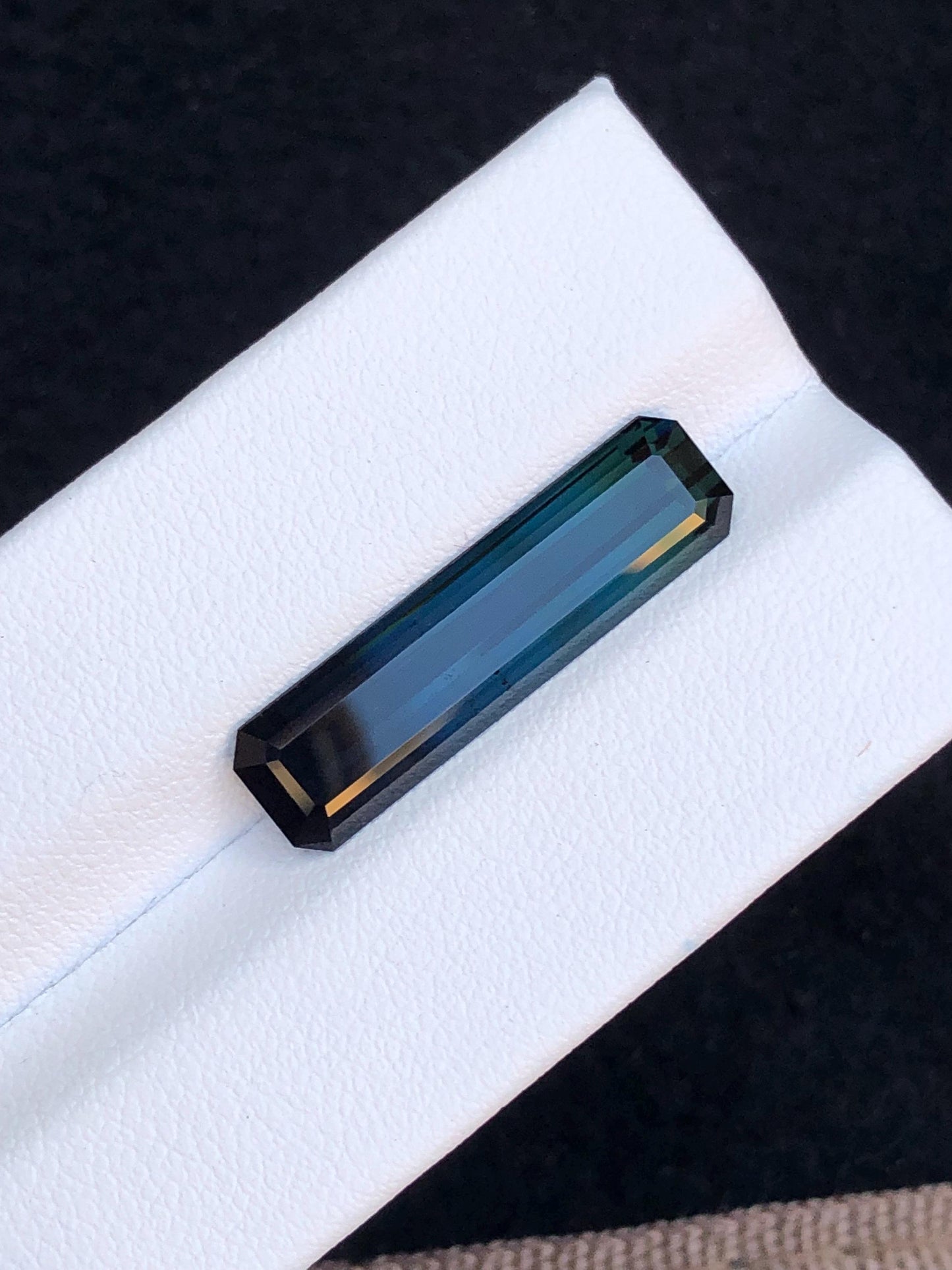 Bi Colour Tourmaline Faceted 7.15 ct - Rare Afghan Gemstone