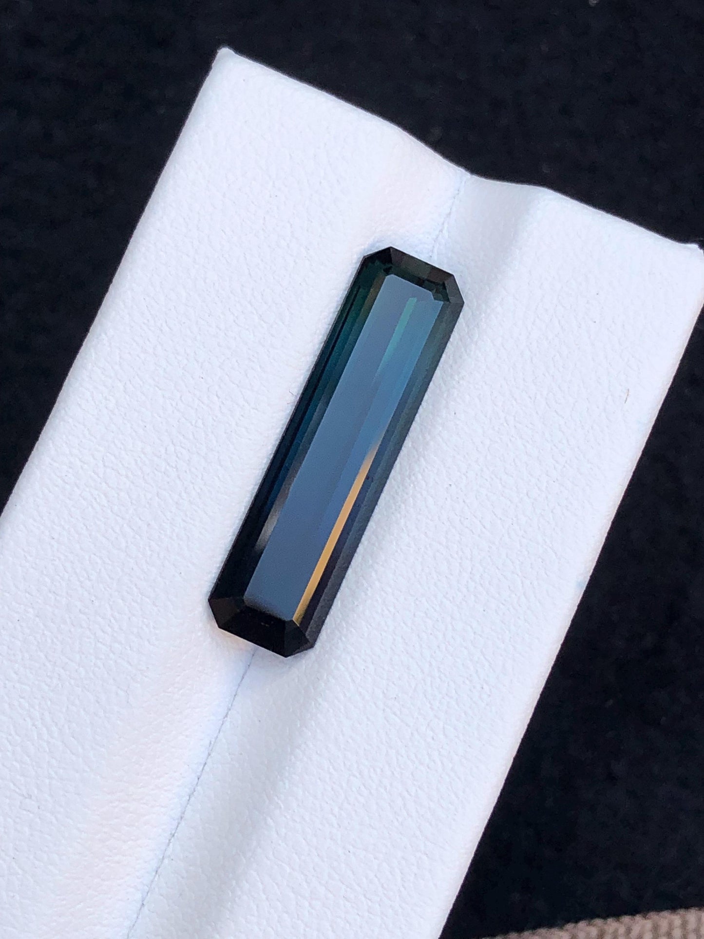 Bi Colour Tourmaline Faceted 7.15 ct - Rare Afghan Gemstone