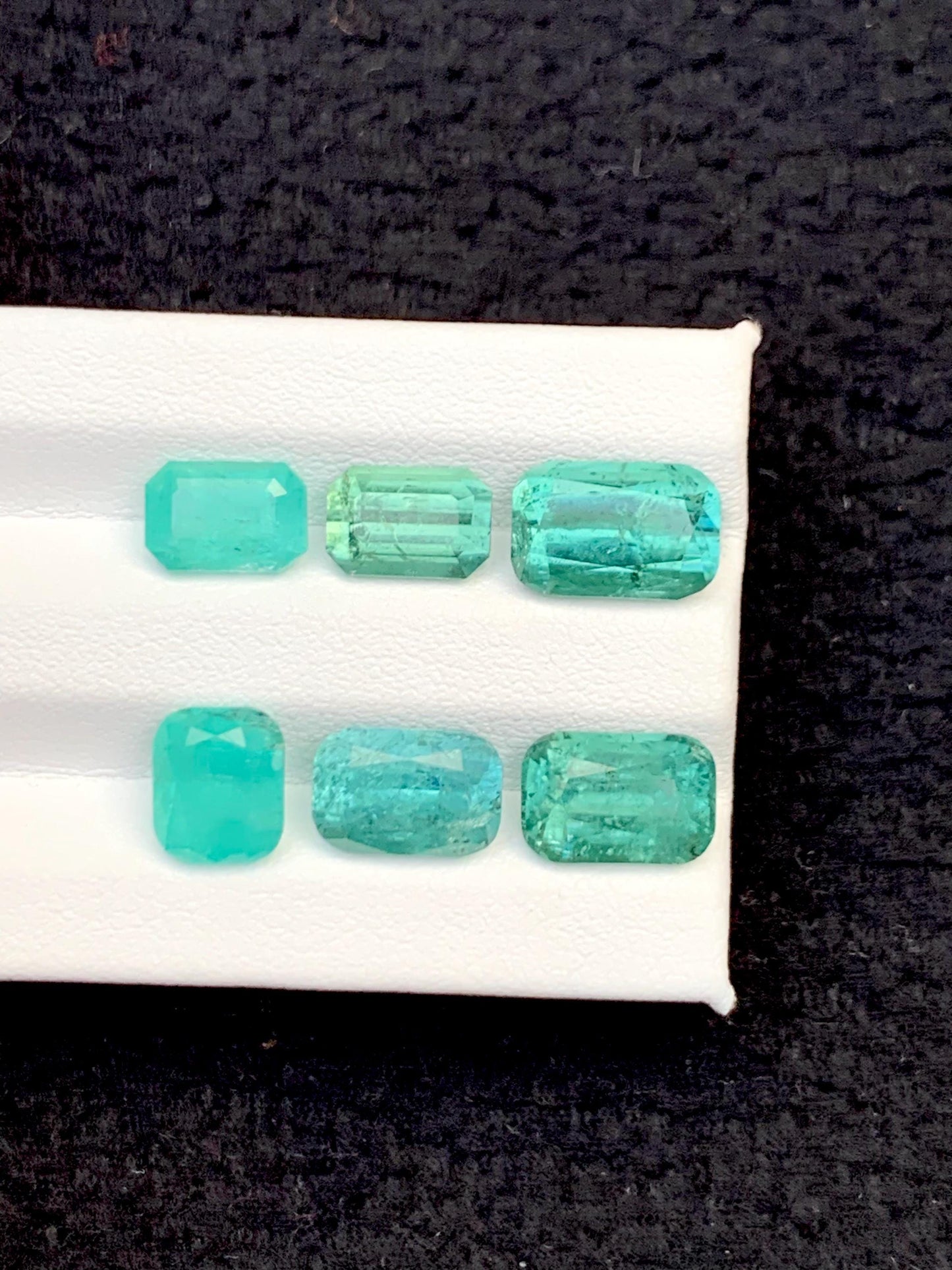 Ocean Blue Tourmaline Lot Faceted 15.55 ct - Loose Stones for Jewelry