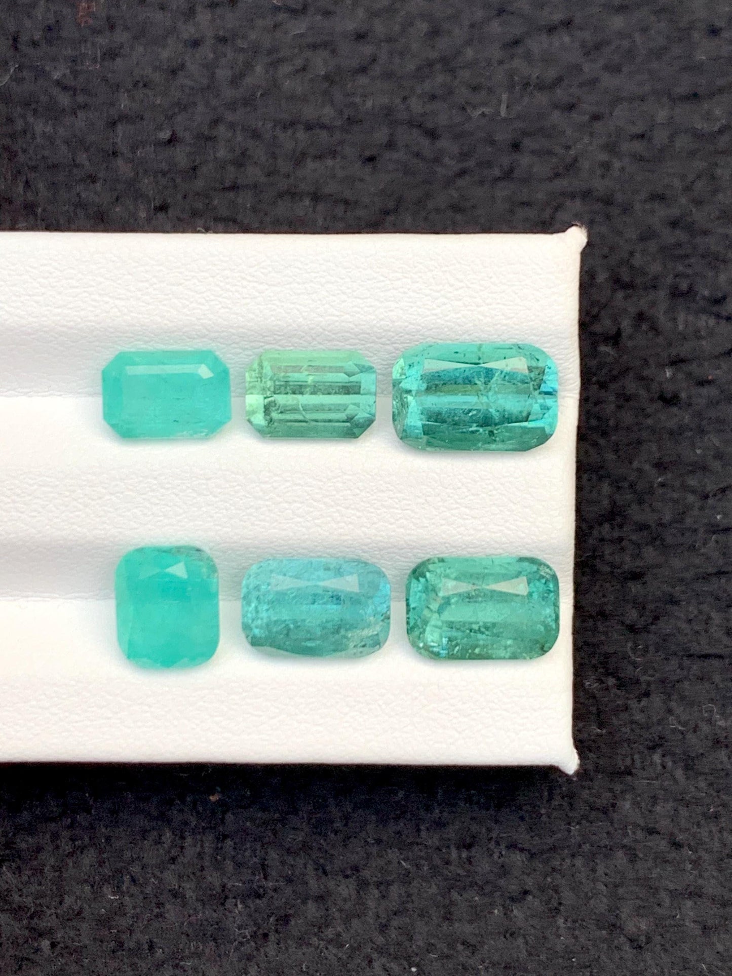 Ocean Blue Tourmaline Lot Faceted 15.55 ct - Loose Stones for Jewelry