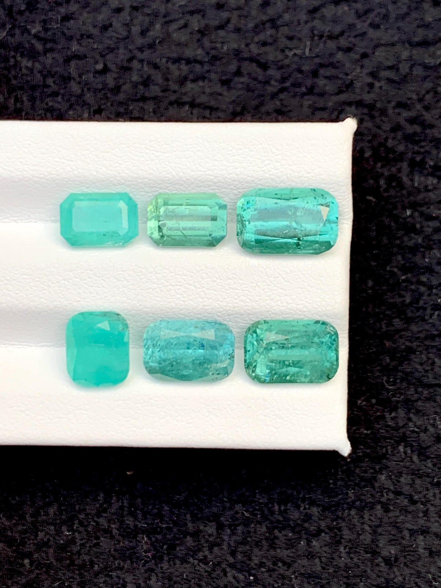 Ocean Blue Tourmaline Lot Faceted 15.55 ct - Loose Stones for Jewelry