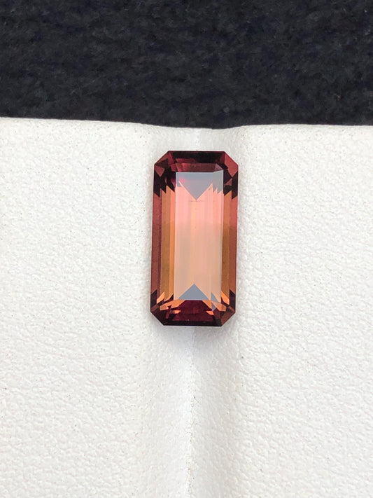Peach Pink Tourmaline Faceted 3.80 ct - Loose Stone for Jewelry