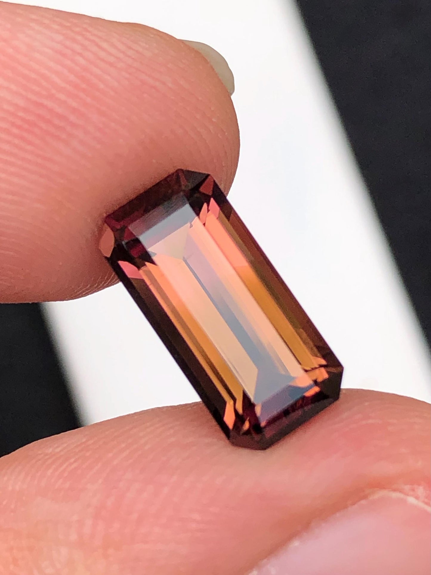 Peach Pink Tourmaline Faceted 3.80 ct - Loose Stone for Jewelry