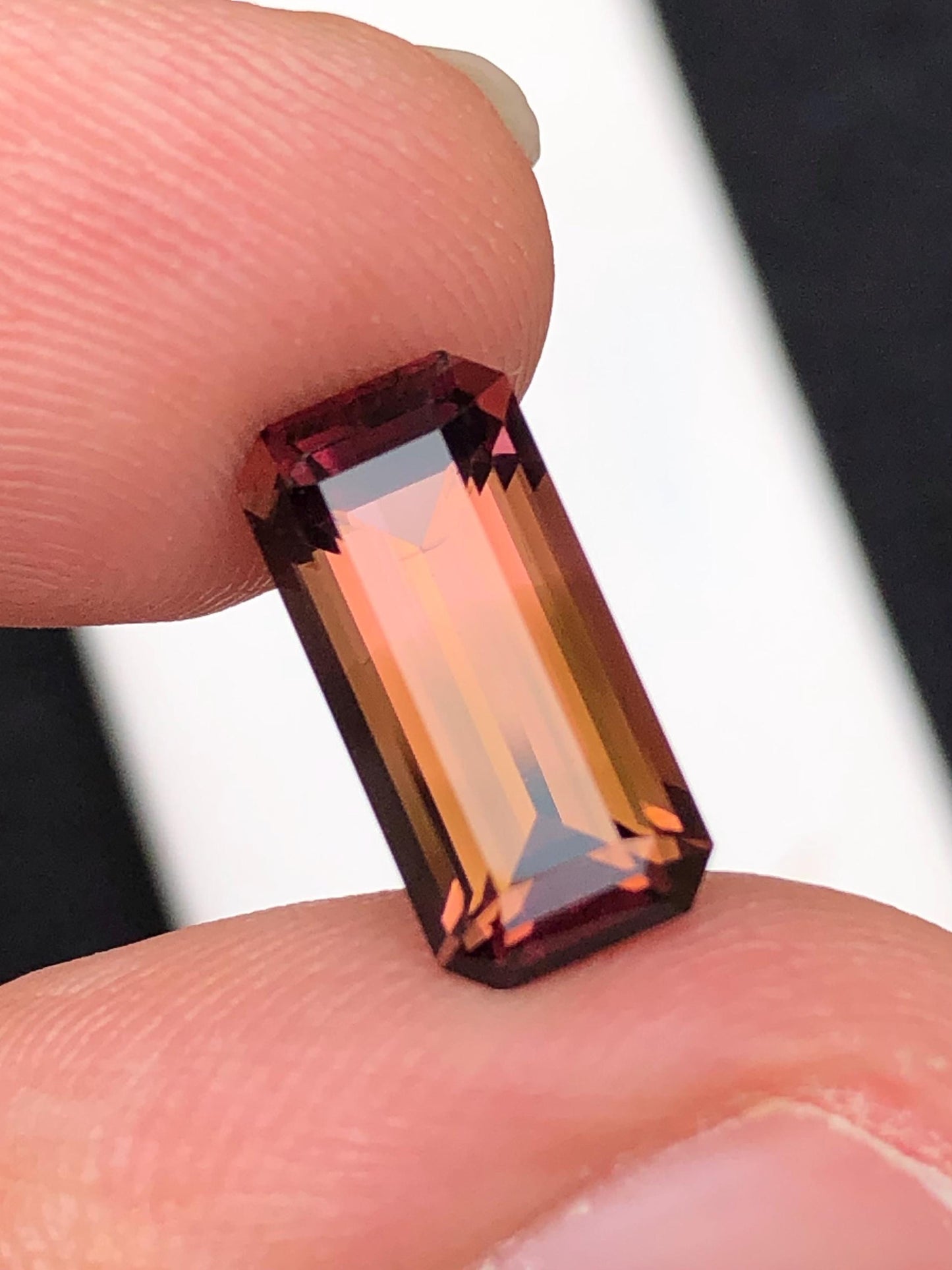 Peach Pink Tourmaline Faceted 3.80 ct - Loose Stone for Jewelry
