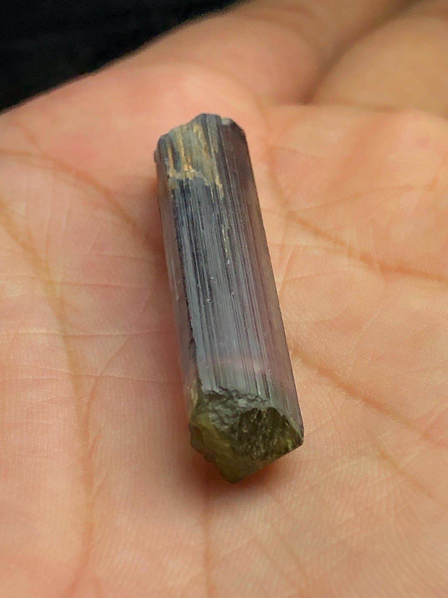 Bi Colour Tourmaline Crystal Specimen 24.50 ct - Collector Mineral Piece