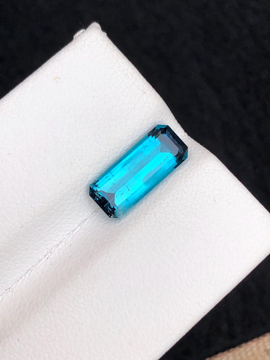 Neon Blue Tourmaline Faceted 2.50 ct - Natural Gemstone for Jewelry from Afghanistan