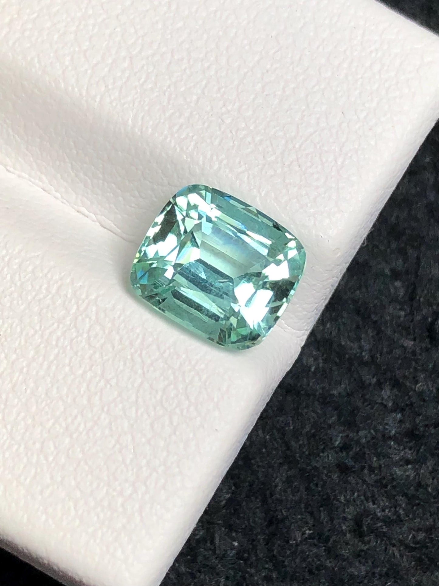 Natural Sea Foam Tourmaline Faceted 2.25 ct - Gemstone for Jewelry from Afghanistan