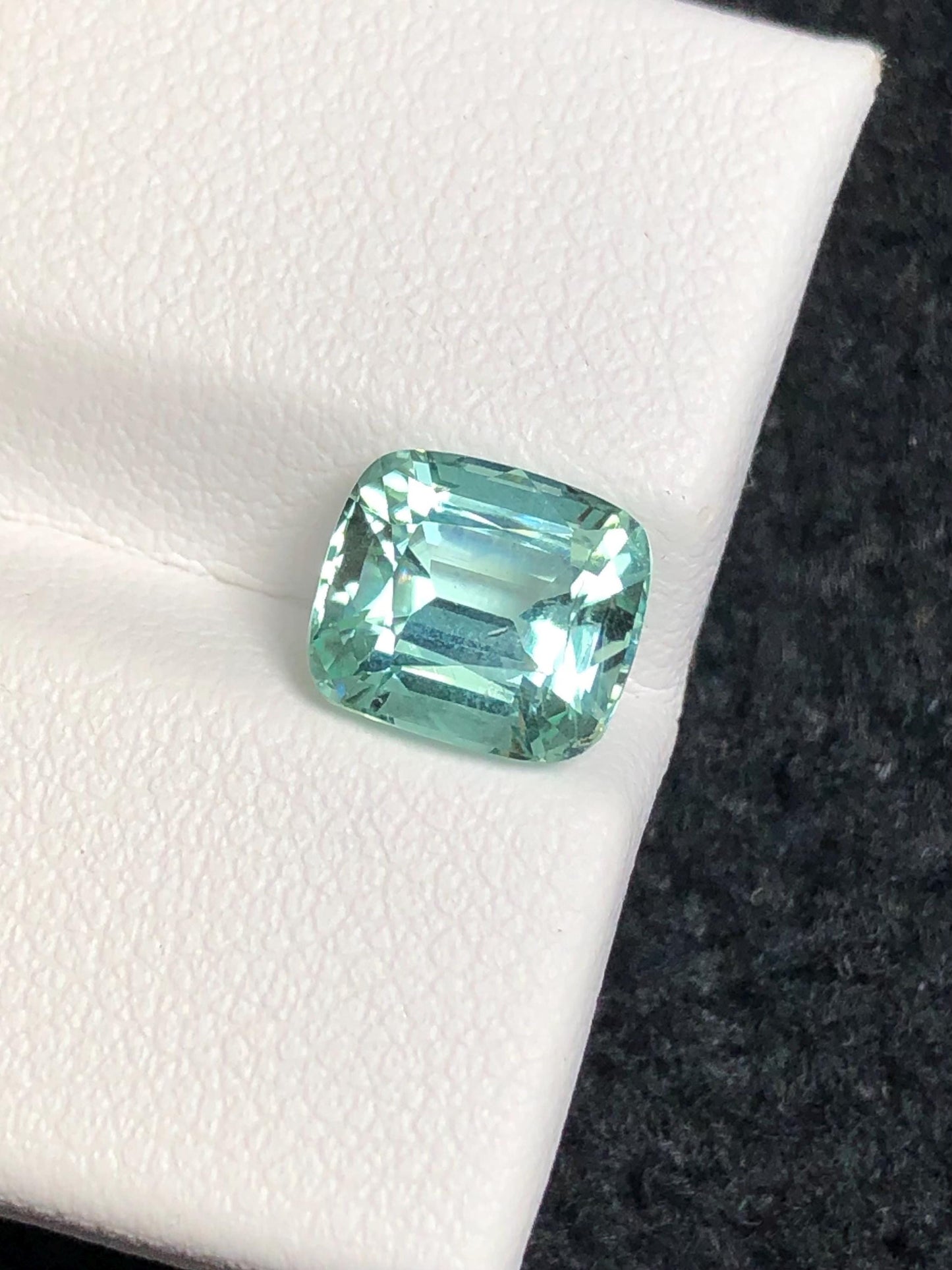 Natural Sea Foam Tourmaline Faceted 2.25 ct - Gemstone for Jewelry from Afghanistan