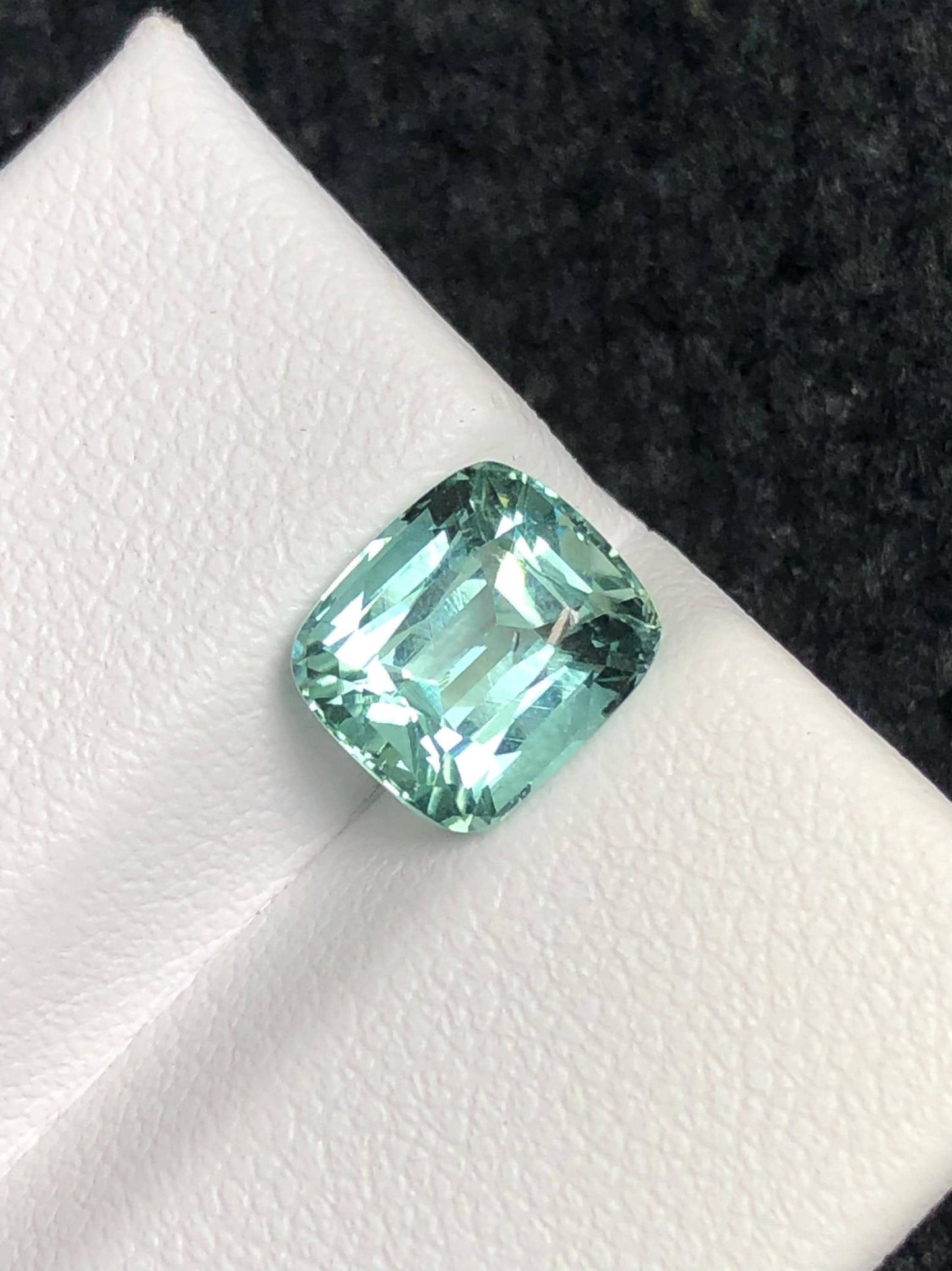 Natural Sea Foam Tourmaline Faceted 2.25 ct - Gemstone for Jewelry from Afghanistan