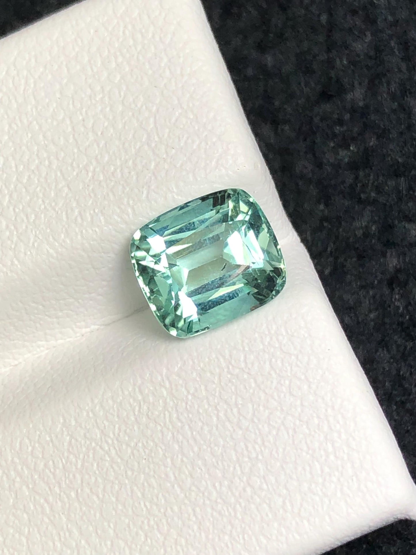 Natural Sea Foam Tourmaline Faceted 2.25 ct - Gemstone for Jewelry from Afghanistan