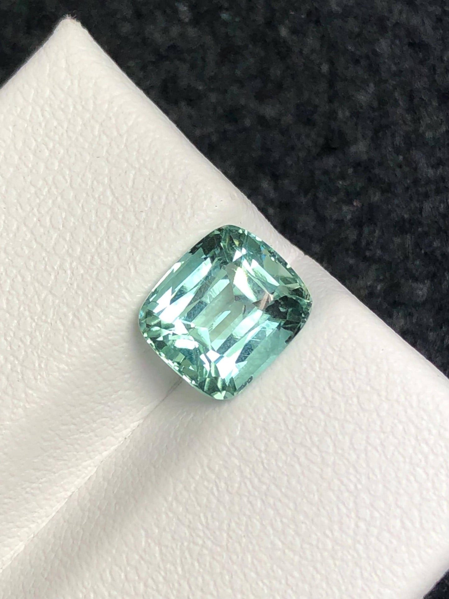 Natural Sea Foam Tourmaline Faceted 2.25 ct - Gemstone for Jewelry from Afghanistan