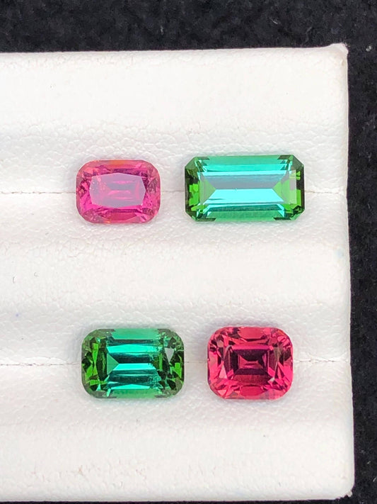 Bright Multi Colour Tourmaline Faceted 5 ct - Natural Gemstone for Jewelry from Afghanistan