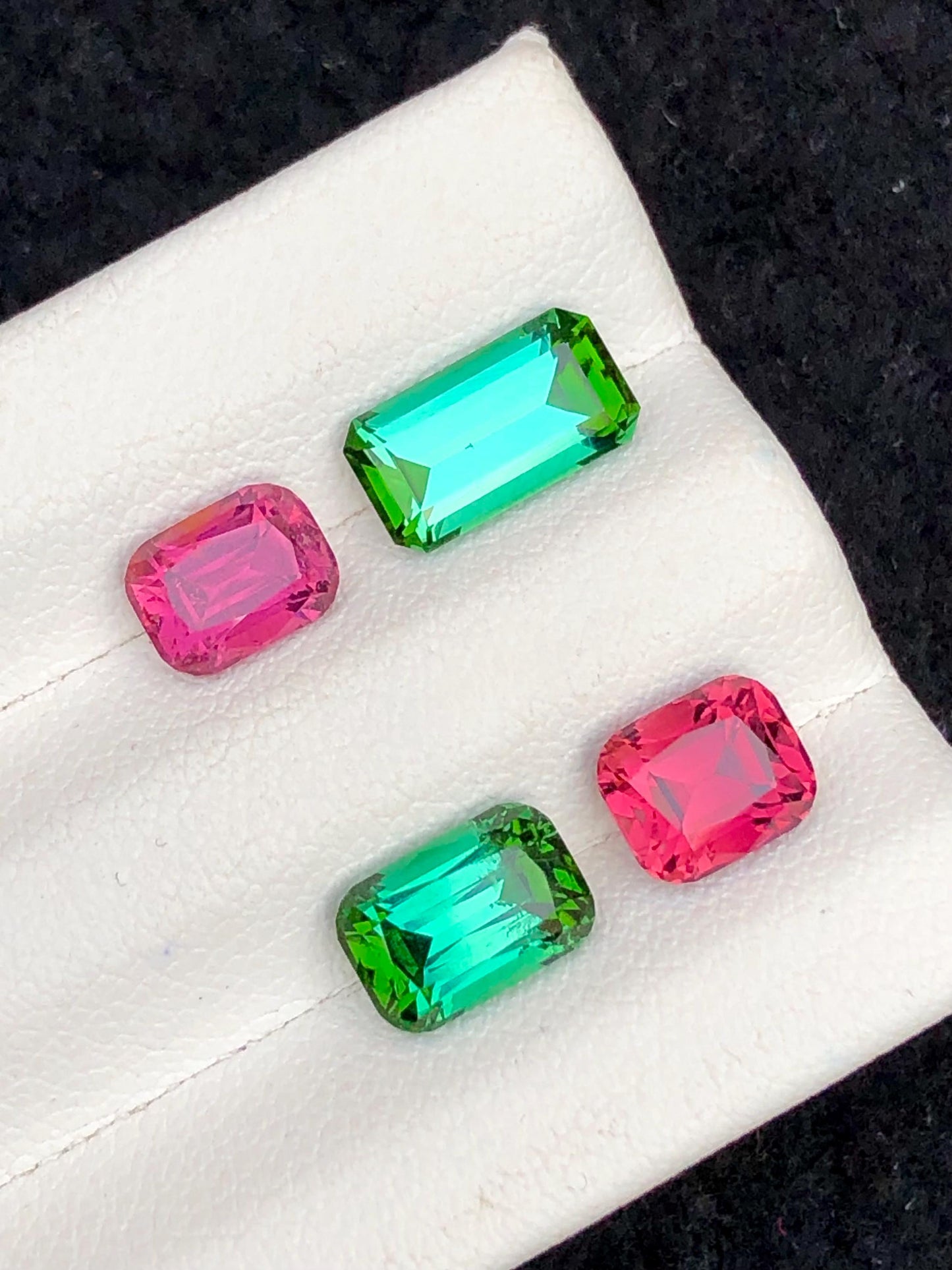 Bright Multi Colour Tourmaline Faceted 5 ct - Natural Gemstone for Jewelry from Afghanistan