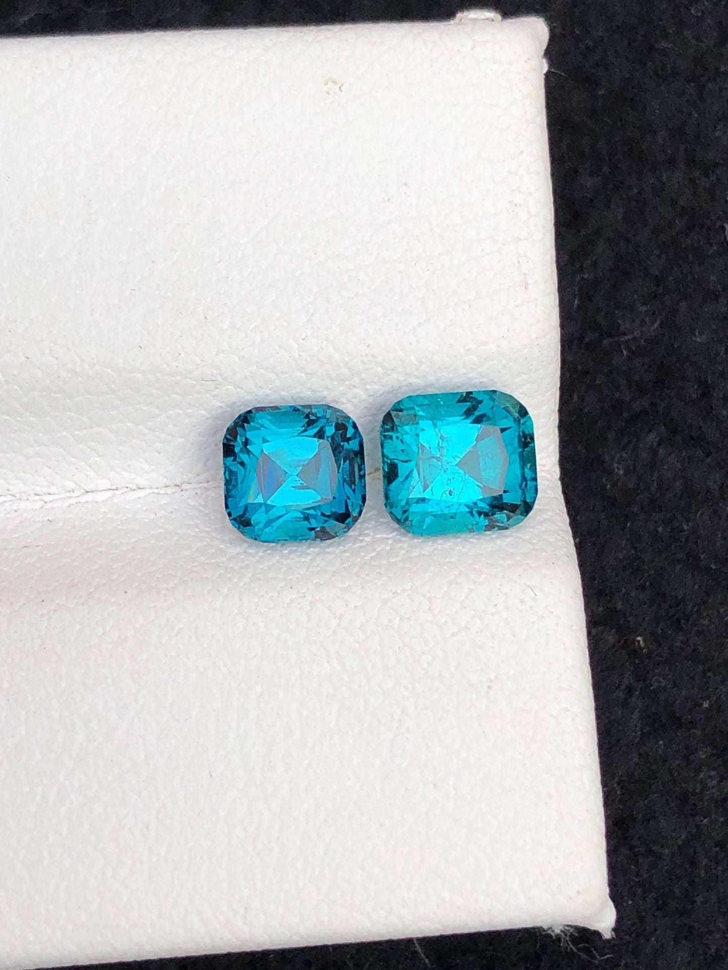 Natural Ink Blue Tourmaline Faceted 2 ct - Gemstone for Jewelry from Afghanistan