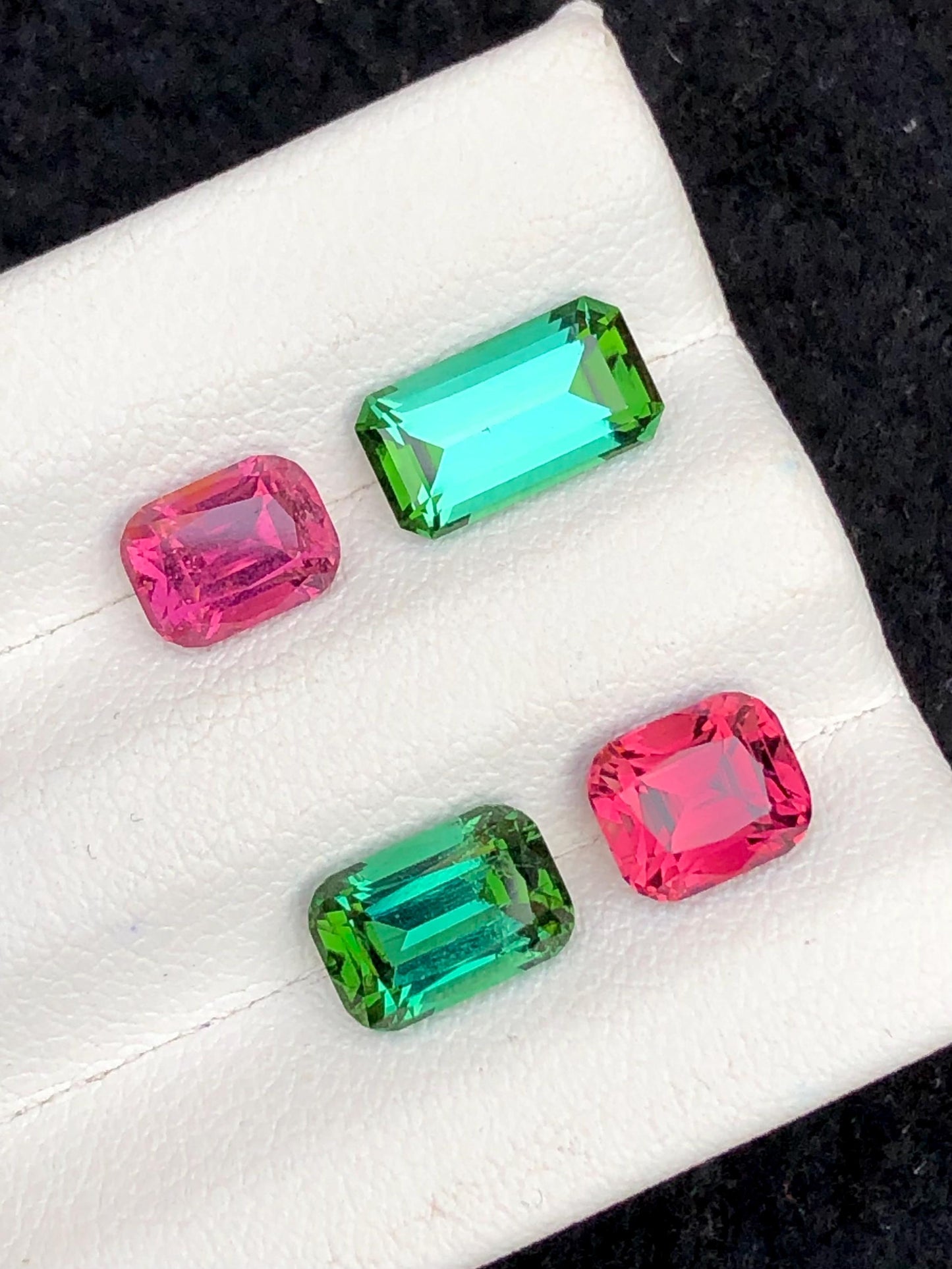 Bright Multi Colour Tourmaline Faceted 5 ct - Natural Gemstone for Jewelry from Afghanistan