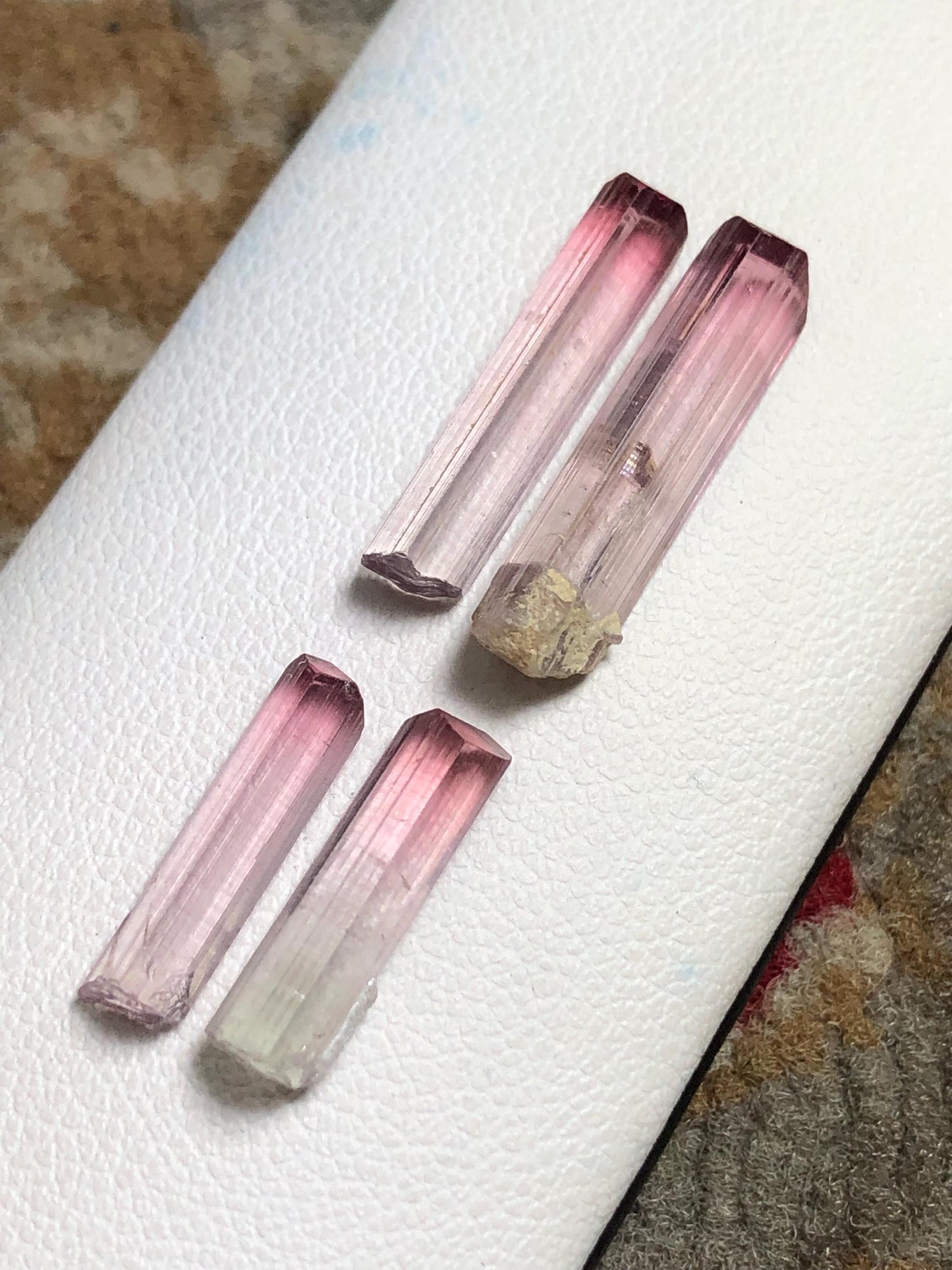 Paprook Tourmaline Crystal Pair 11.75 ct - Collector Specimen from Afghanistan (Paprook/Kunar)