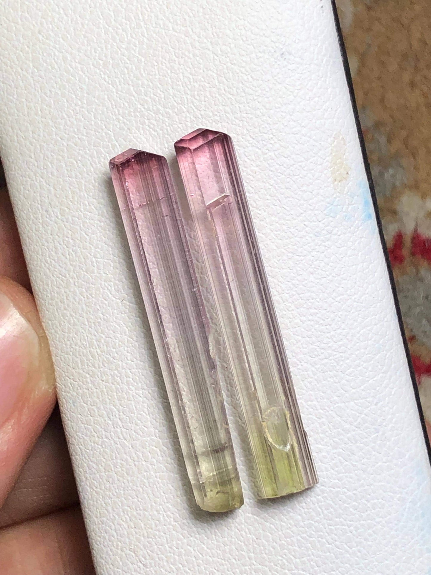 Paprook Tourmaline Crystal Pair 15.90 ct - Collector Specimen from Afghanistan (Paprook/Kunar)