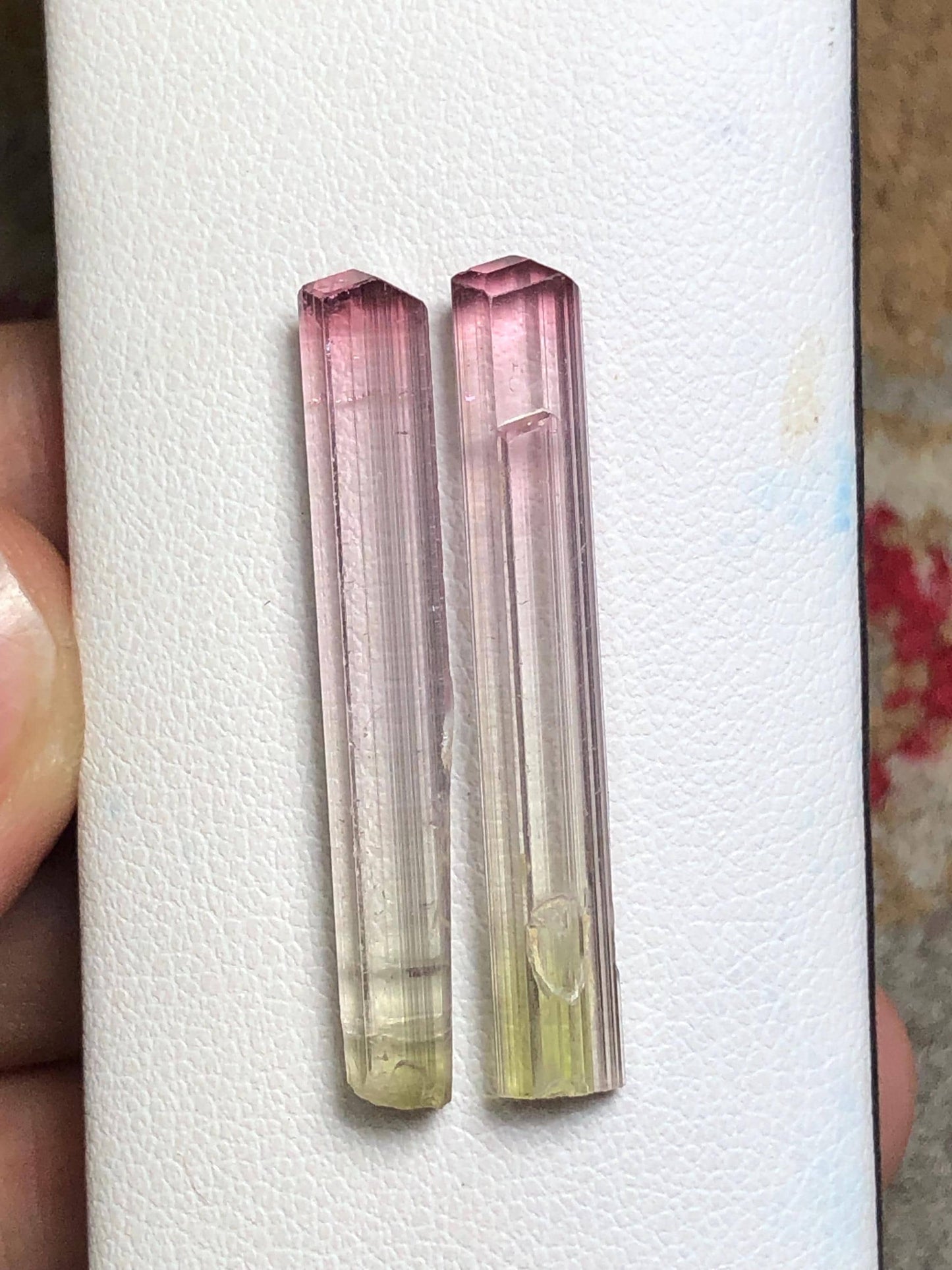 Paprook Tourmaline Crystal Pair 15.90 ct - Collector Specimen from Afghanistan (Paprook/Kunar)