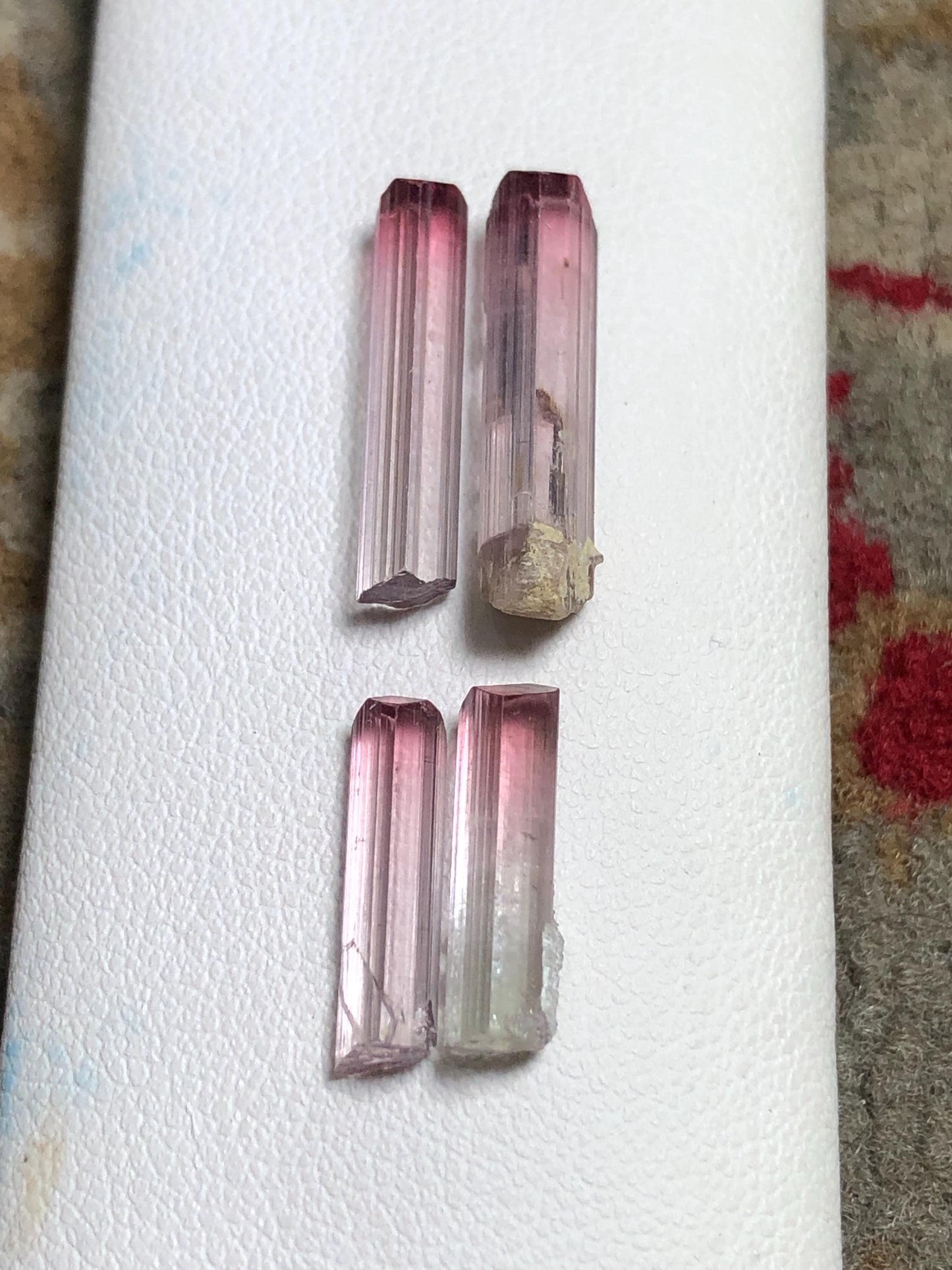 Paprook Tourmaline Crystal Pair 11.75 ct - Collector Specimen from Afghanistan (Paprook/Kunar)