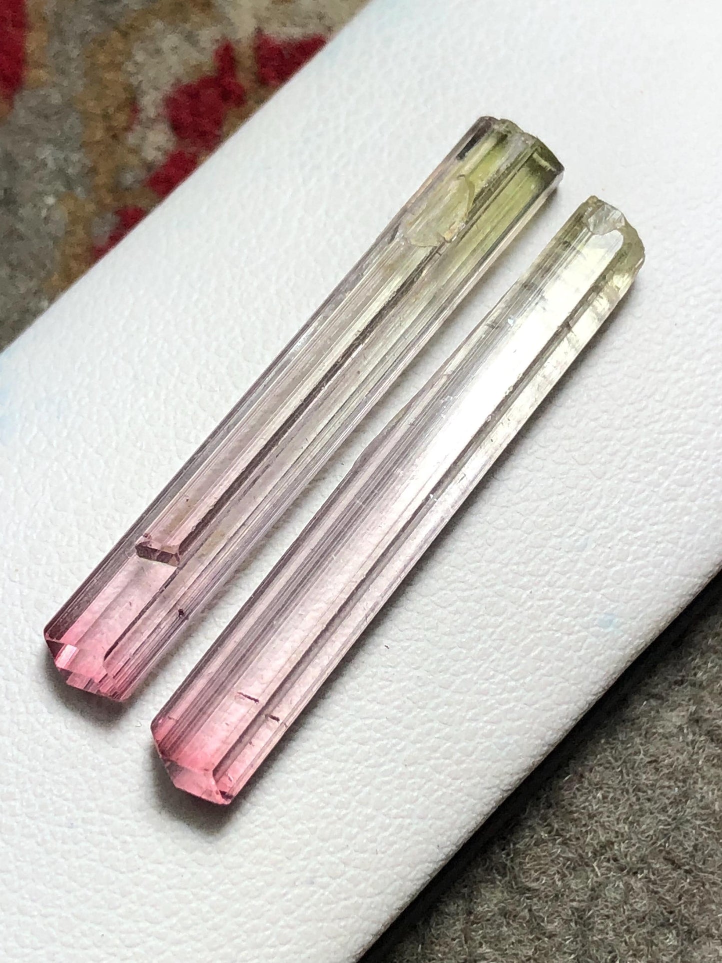 Paprook Tourmaline Crystal Pair 15.90 ct - Collector Specimen from Afghanistan (Paprook/Kunar)