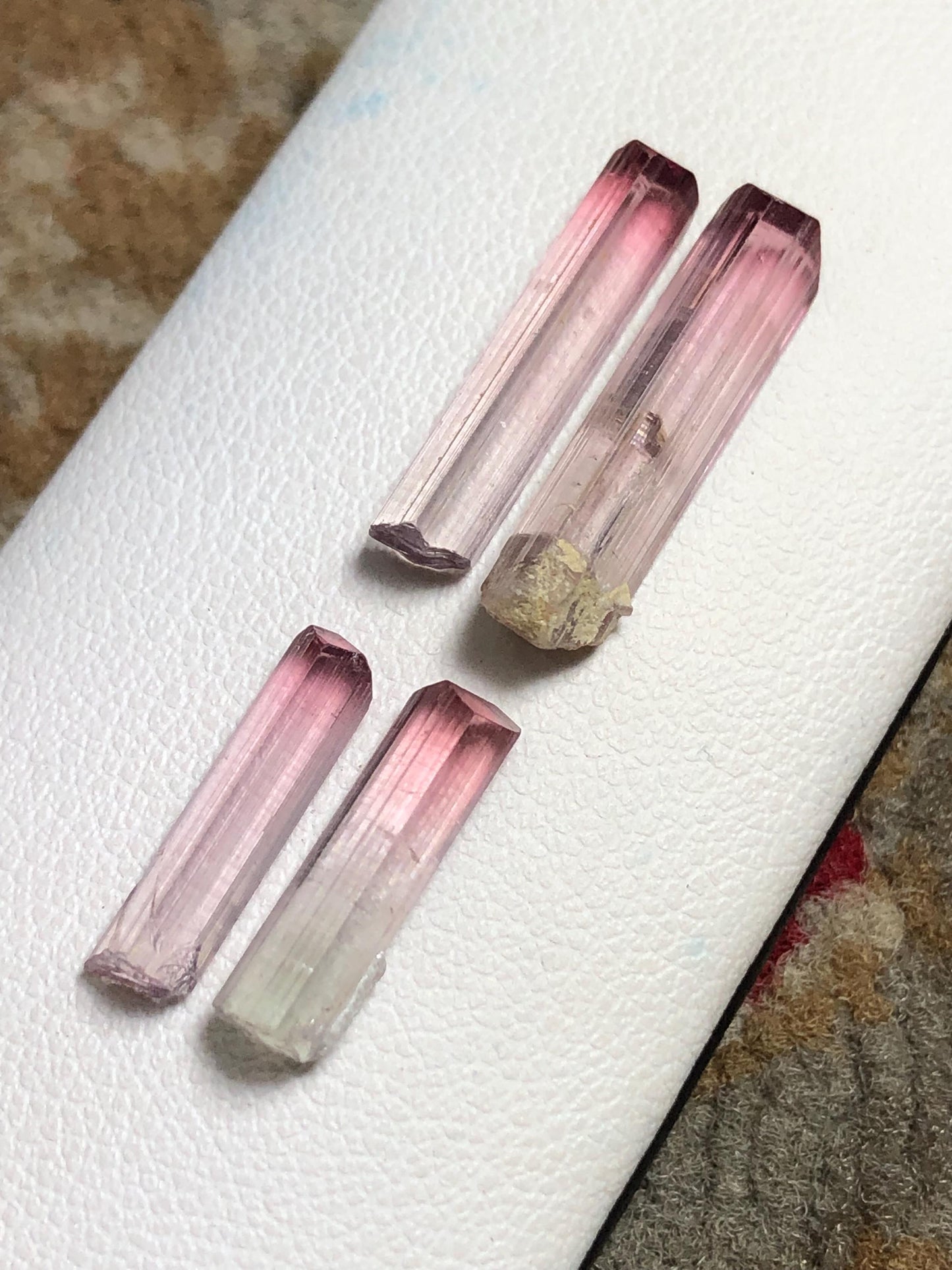 Paprook Tourmaline Crystal Pair 11.75 ct - Collector Specimen from Afghanistan (Paprook/Kunar)