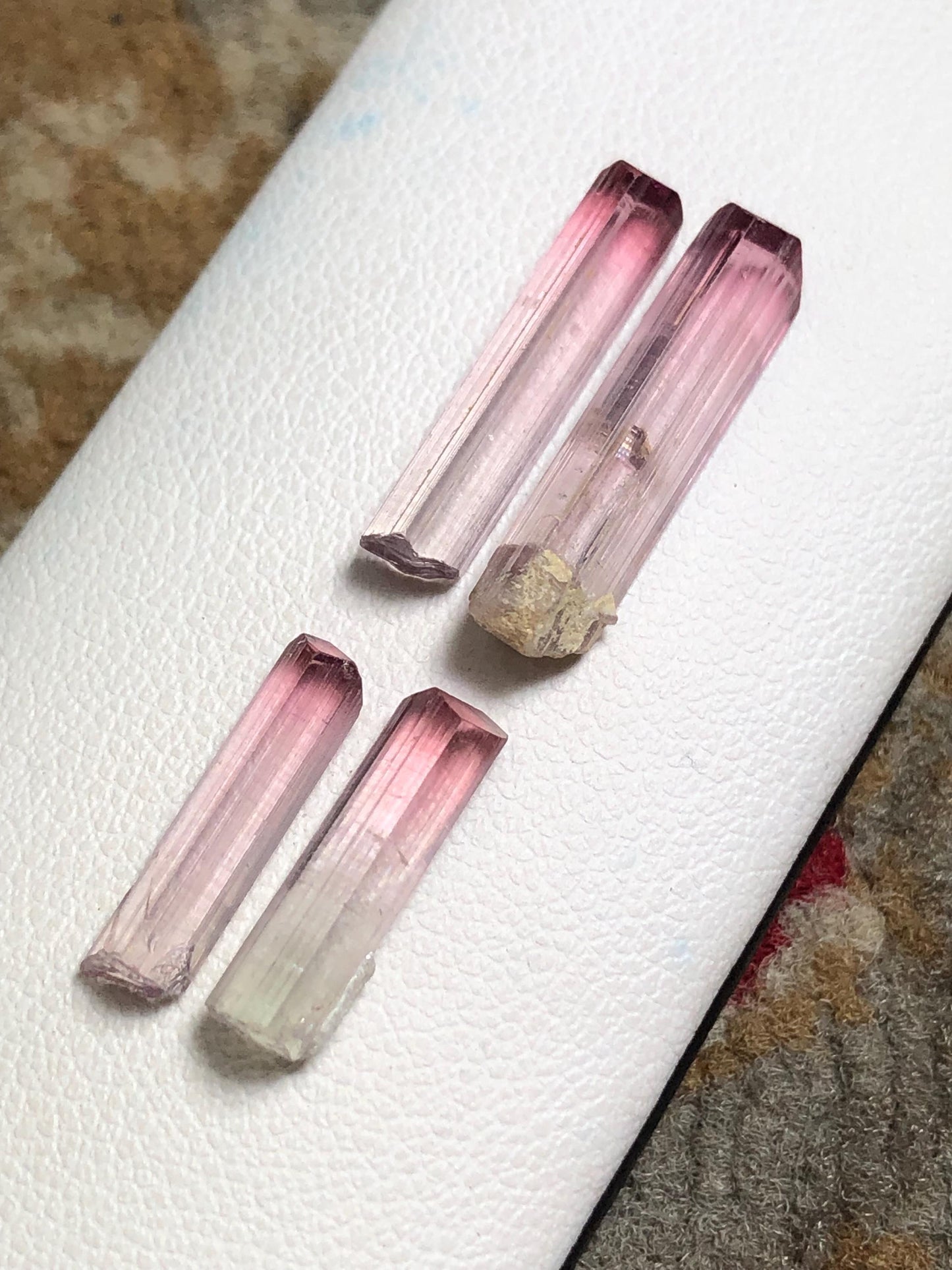 Paprook Tourmaline Crystal Pair 11.75 ct - Collector Specimen from Afghanistan (Paprook/Kunar)