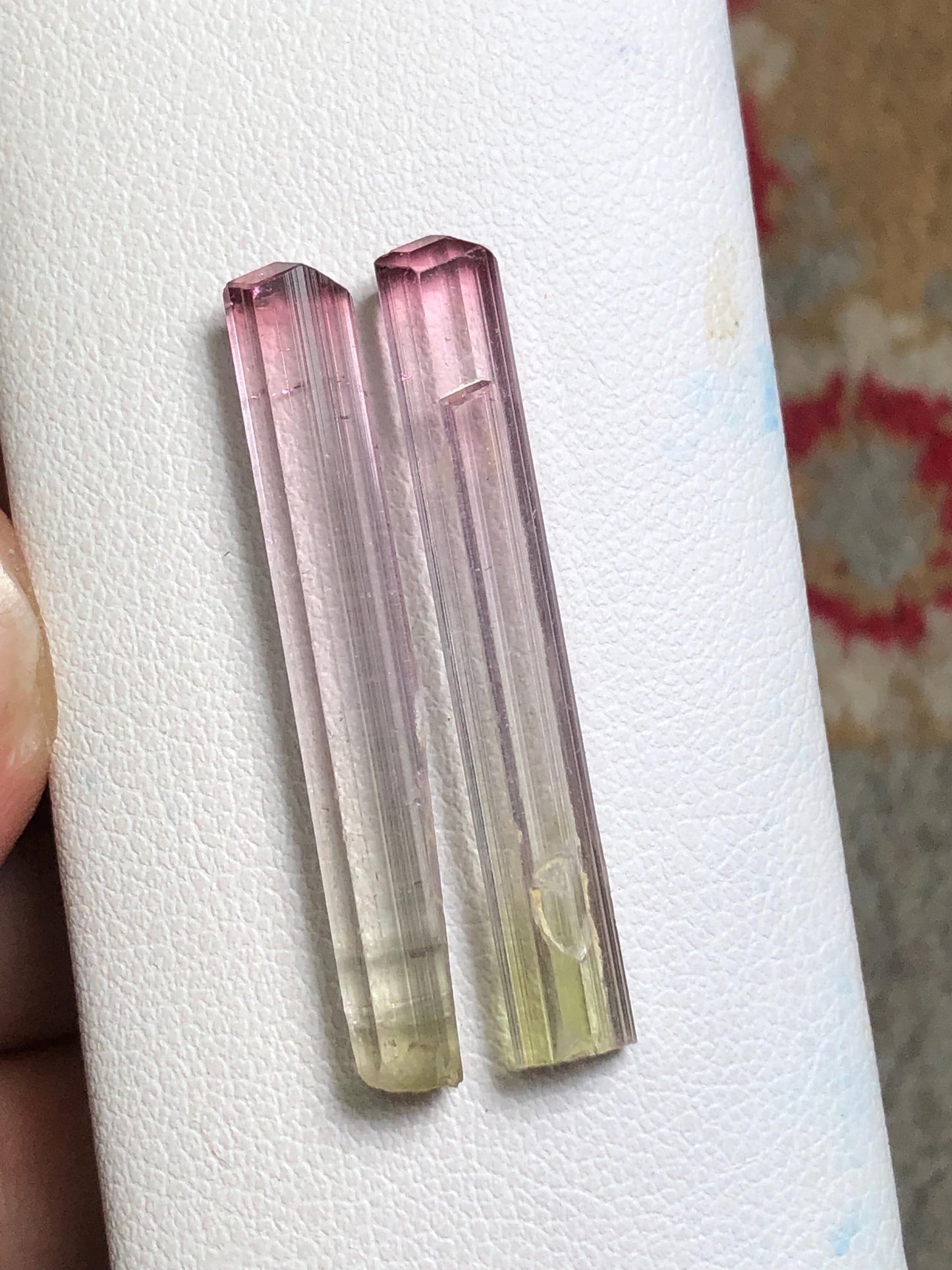 Paprook Tourmaline Crystal Pair 15.90 ct - Collector Specimen from Afghanistan (Paprook/Kunar)