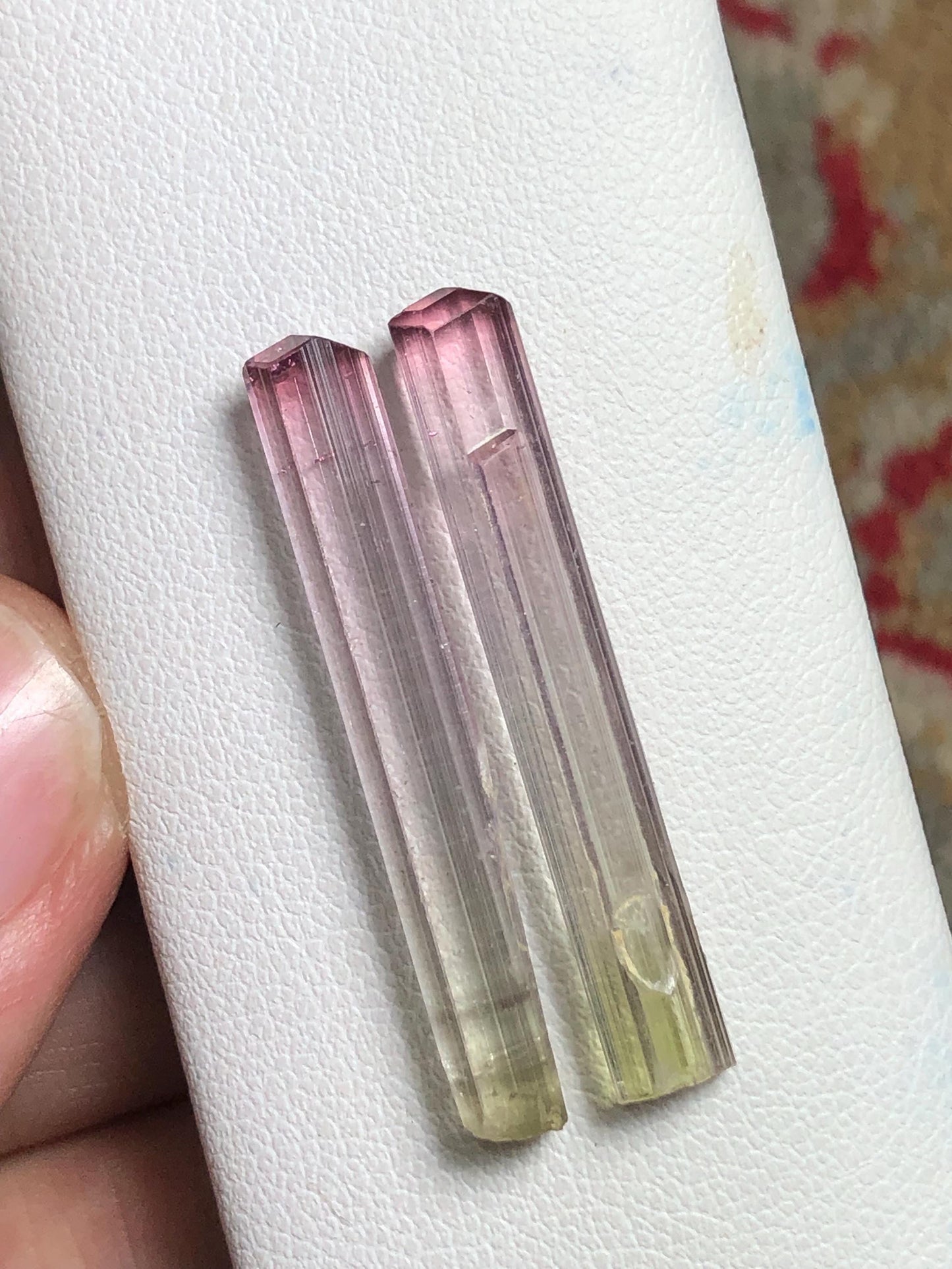 Paprook Tourmaline Crystal Pair 15.90 ct - Collector Specimen from Afghanistan (Paprook/Kunar)