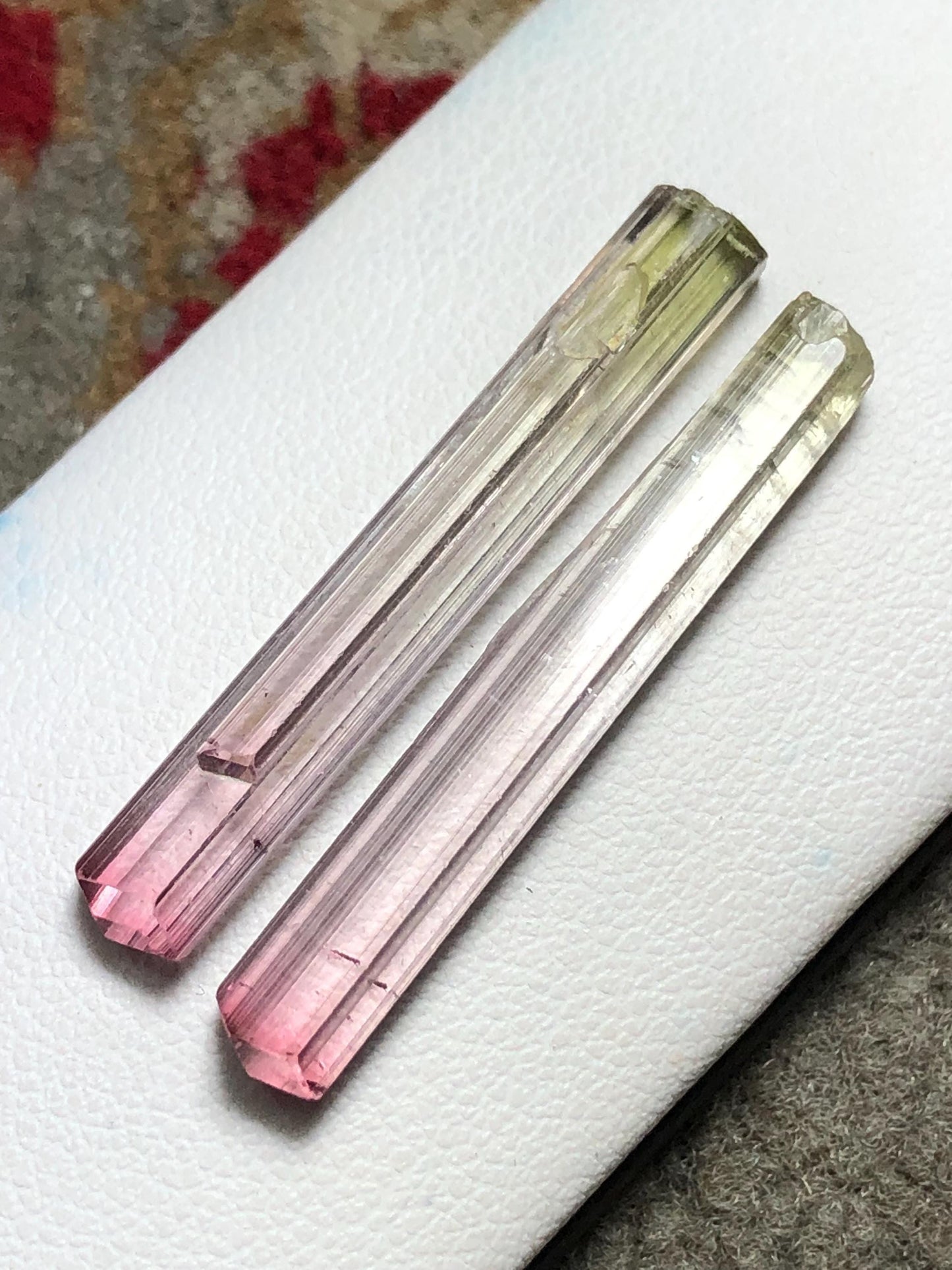 Paprook Tourmaline Crystal Pair 15.90 ct - Collector Specimen from Afghanistan (Paprook/Kunar)