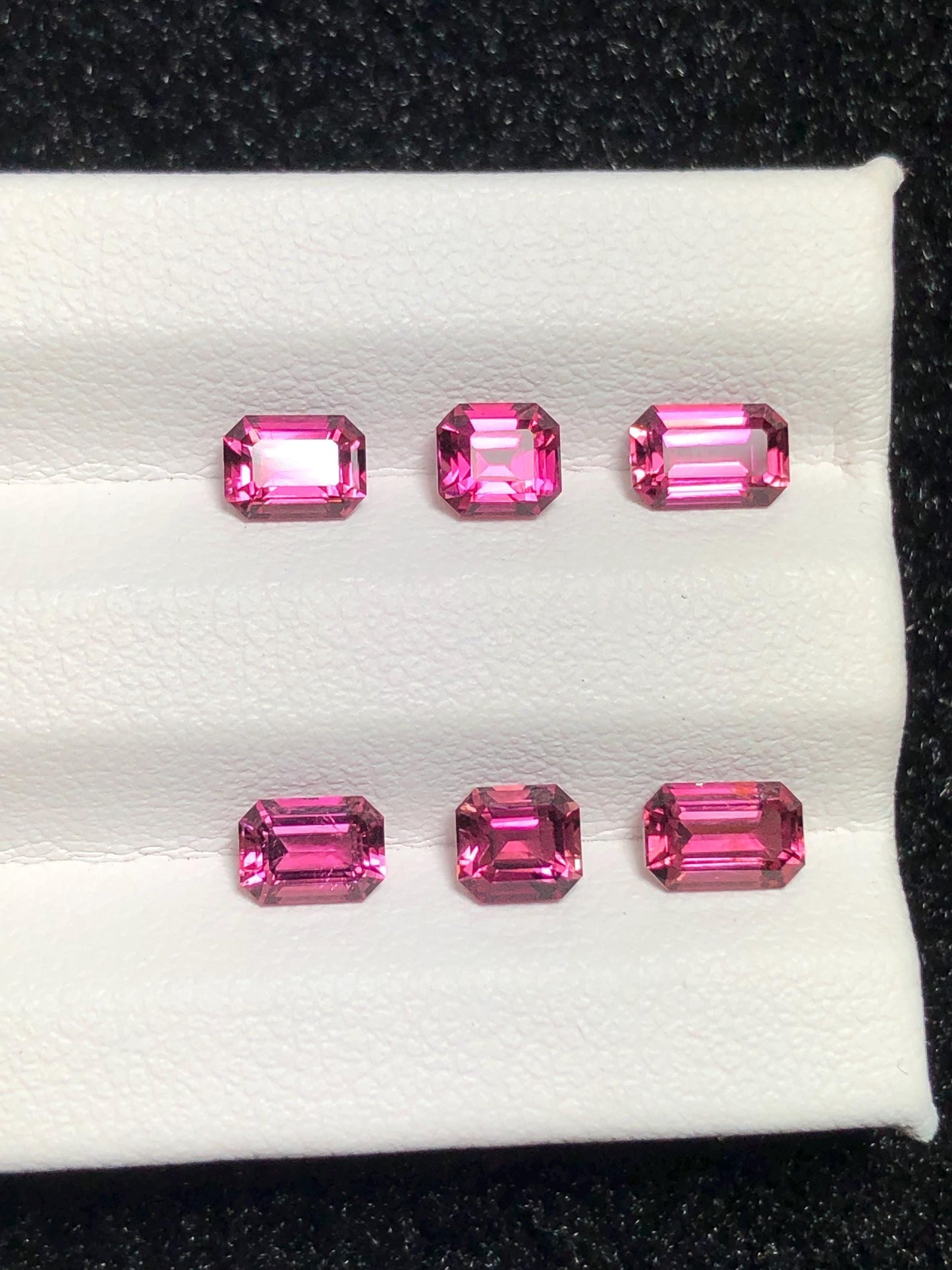 Hot Pink Tourmaline Faceted Pair 2.60 ct - Gemstone Pair for Earrings