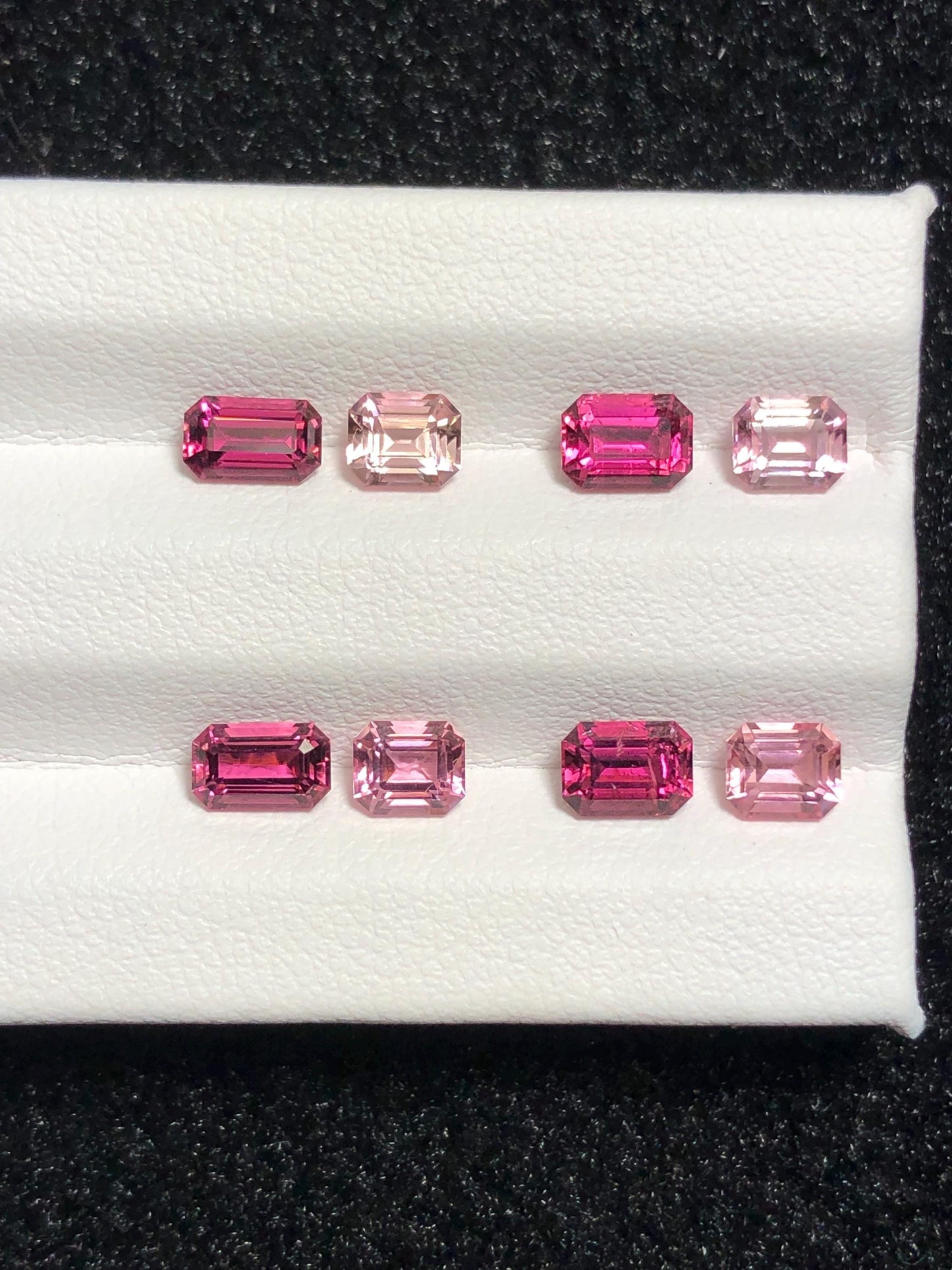 Hot Pink Tourmaline Pair: Natural Gemstone, Afghanistan Origin, 3.60 CTs