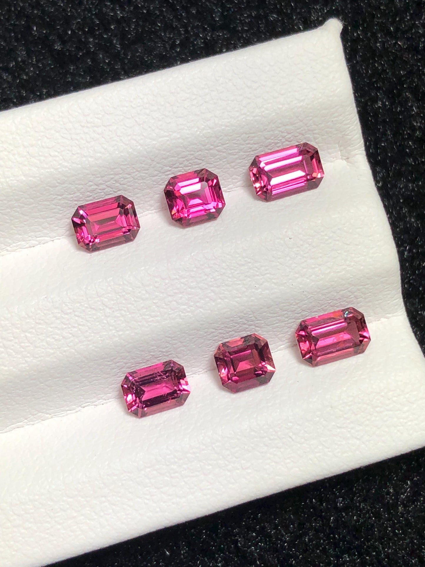 Hot Pink Tourmaline Faceted Pair 2.60 ct - Gemstone Pair for Earrings