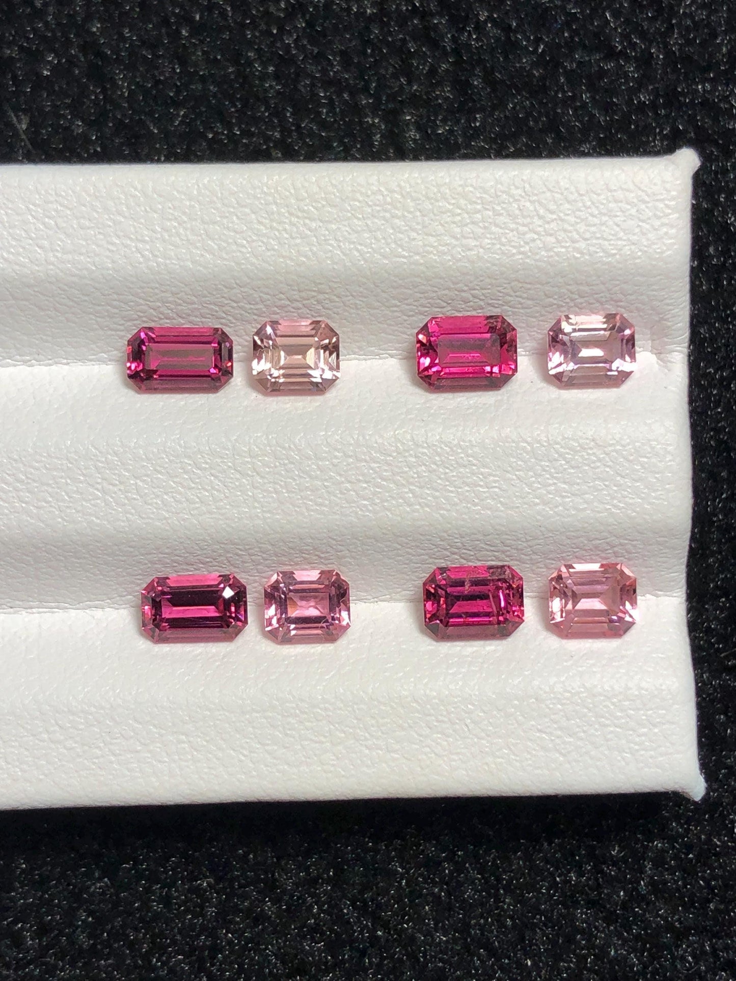 Hot Pink Tourmaline Pair: Natural Gemstone, Afghanistan Origin, 3.60 CTs