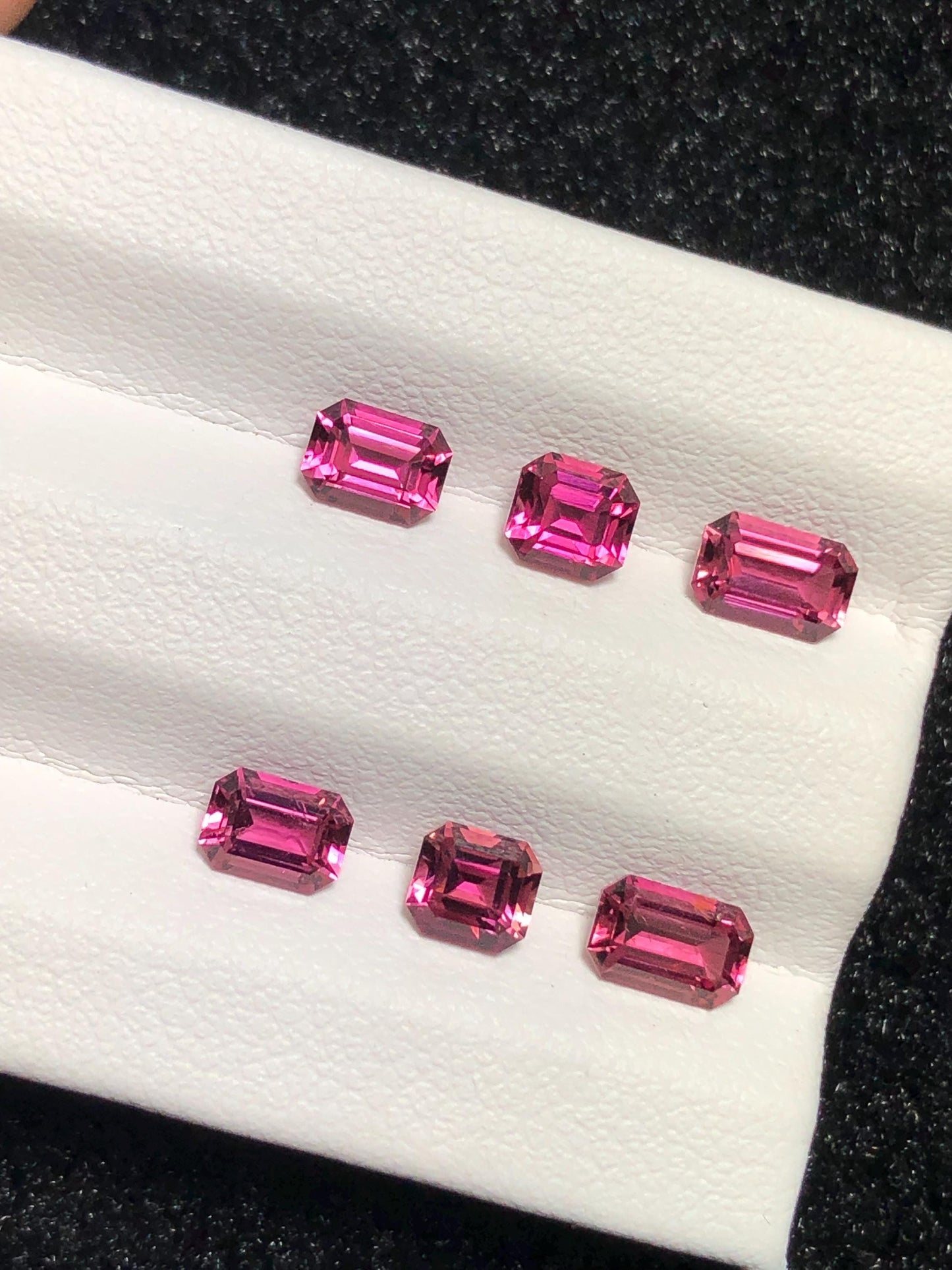 Hot Pink Tourmaline Faceted Pair 2.60 ct - Gemstone Pair for Earrings